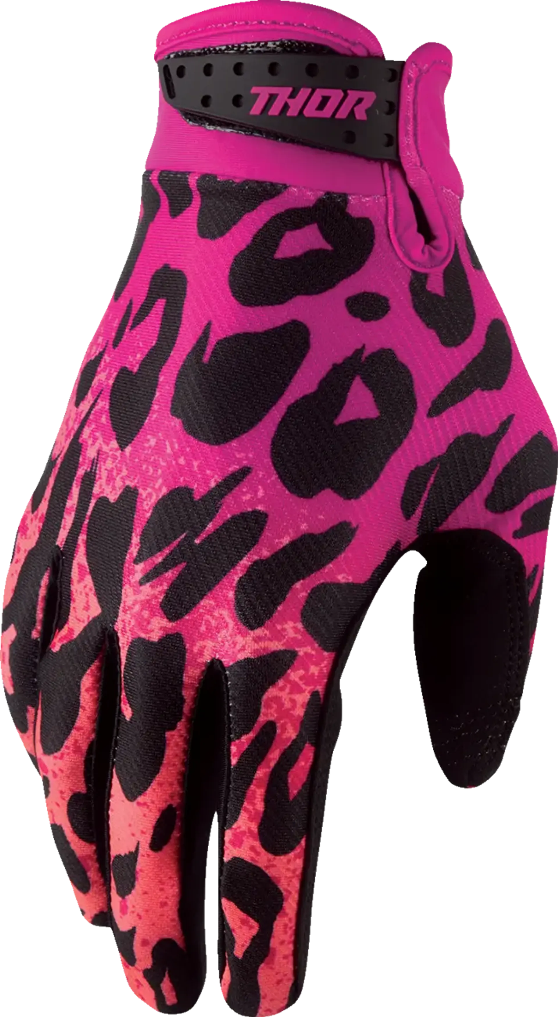 Thor Youth Launchmode Glove - Namir Fuchsia/Black - Thor - Motocross Parts
