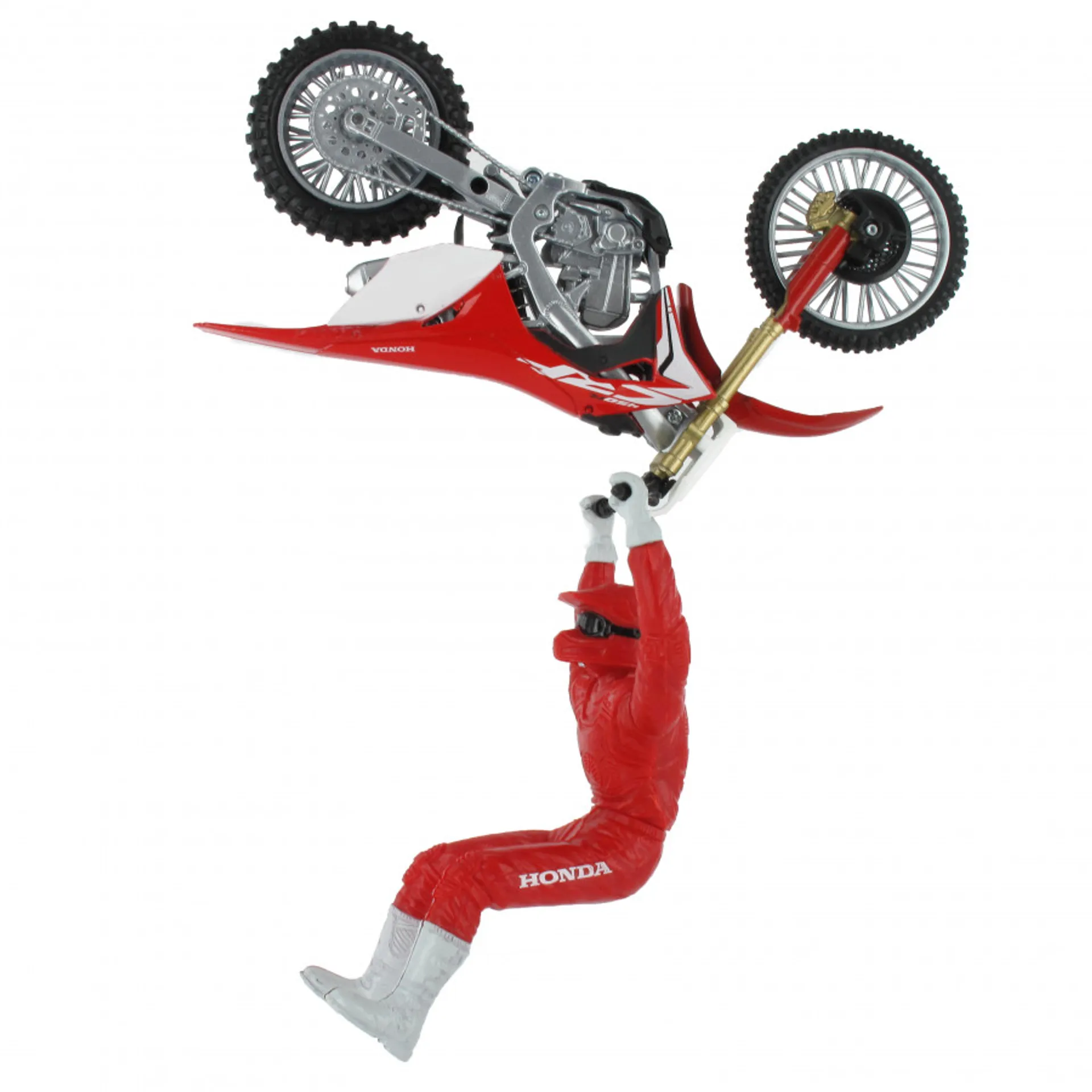 Honda CRF 450R 1:12 legetøjscrosser med kører - New-Ray