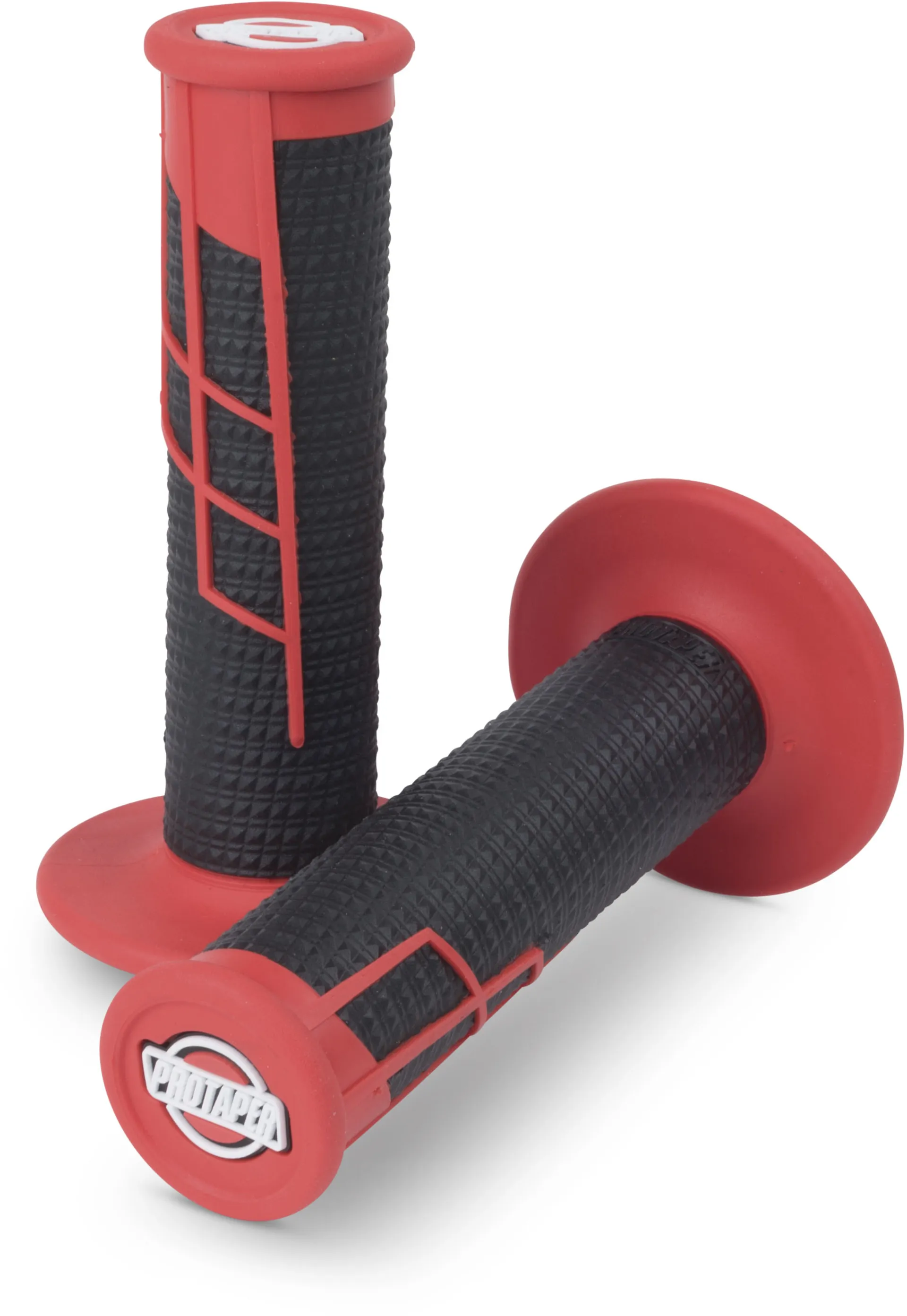 Protaper Grips Clampon 1/2 Waffle Red/Black - Pro Taper - Motocross Parts
