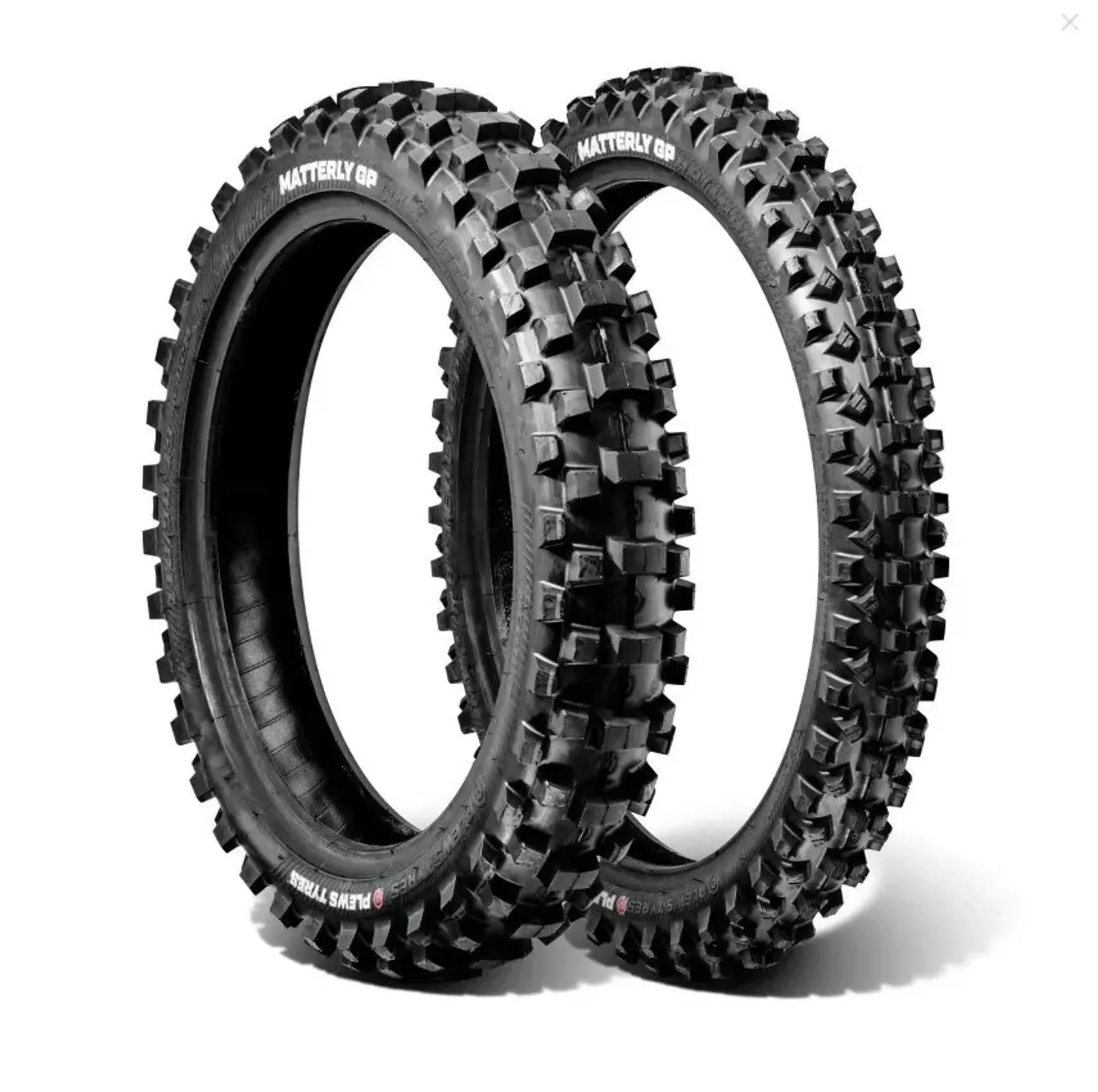Plews-dæk Matterly GP 90/100-12 Medium  - Plews Tyres - Motocross Parts
