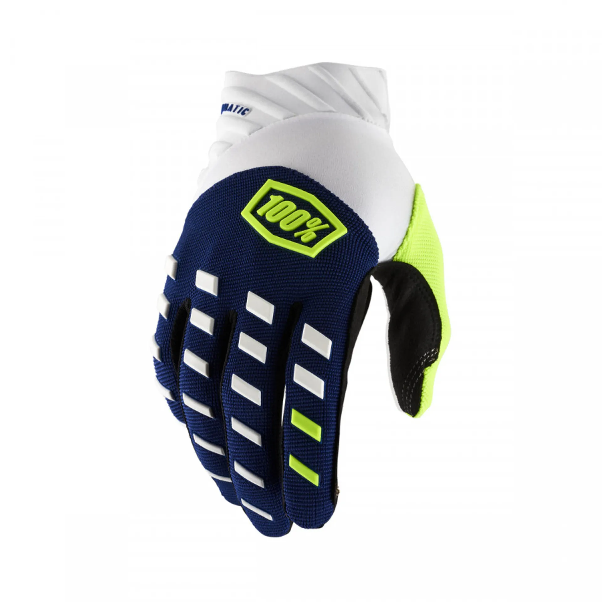 100 % airmatic-handsker - hvid blå - 100% - Motocross Parts