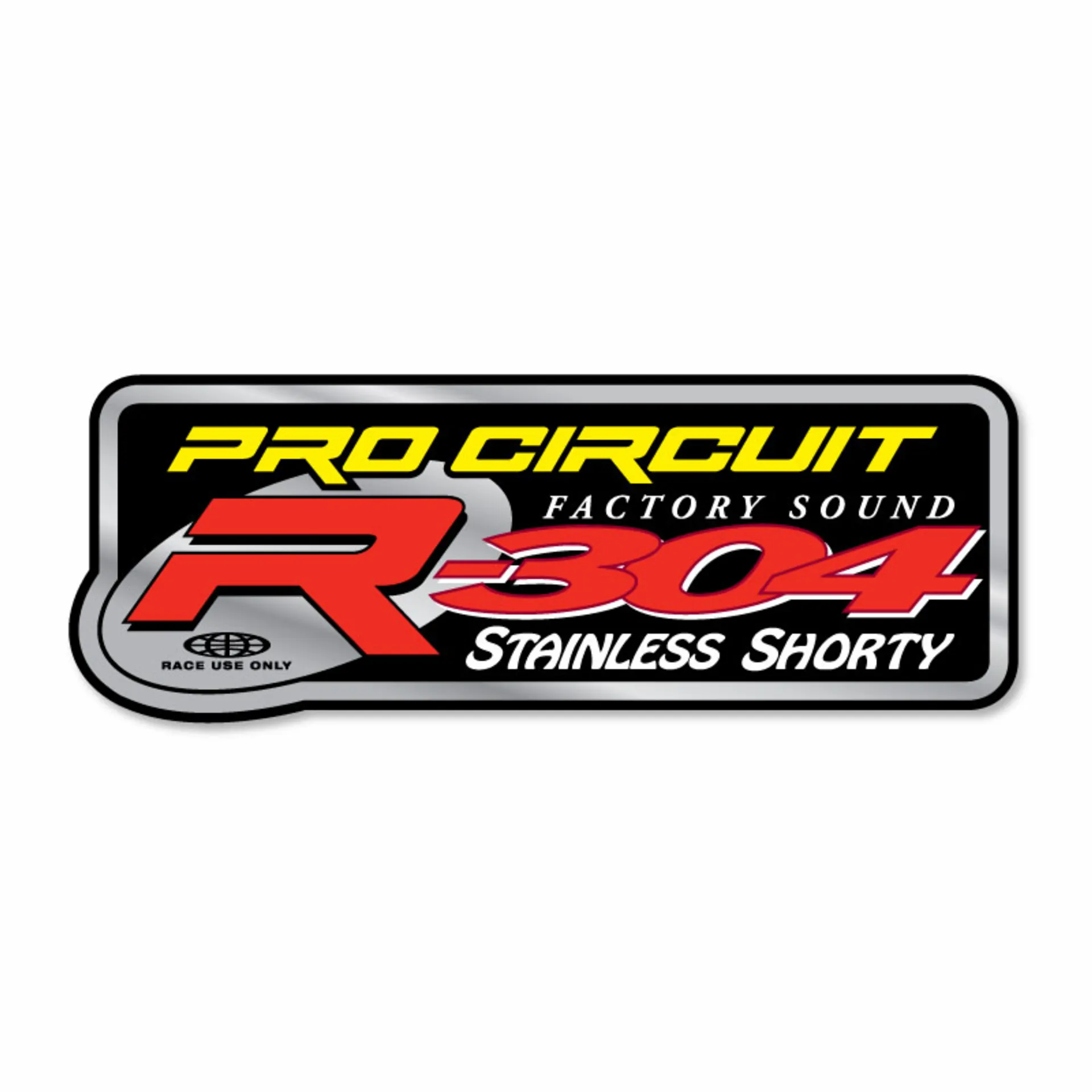 Pro Circuit R-304 lyddæmper klistermærkesæt - Pro Circuit - Motocross Parts