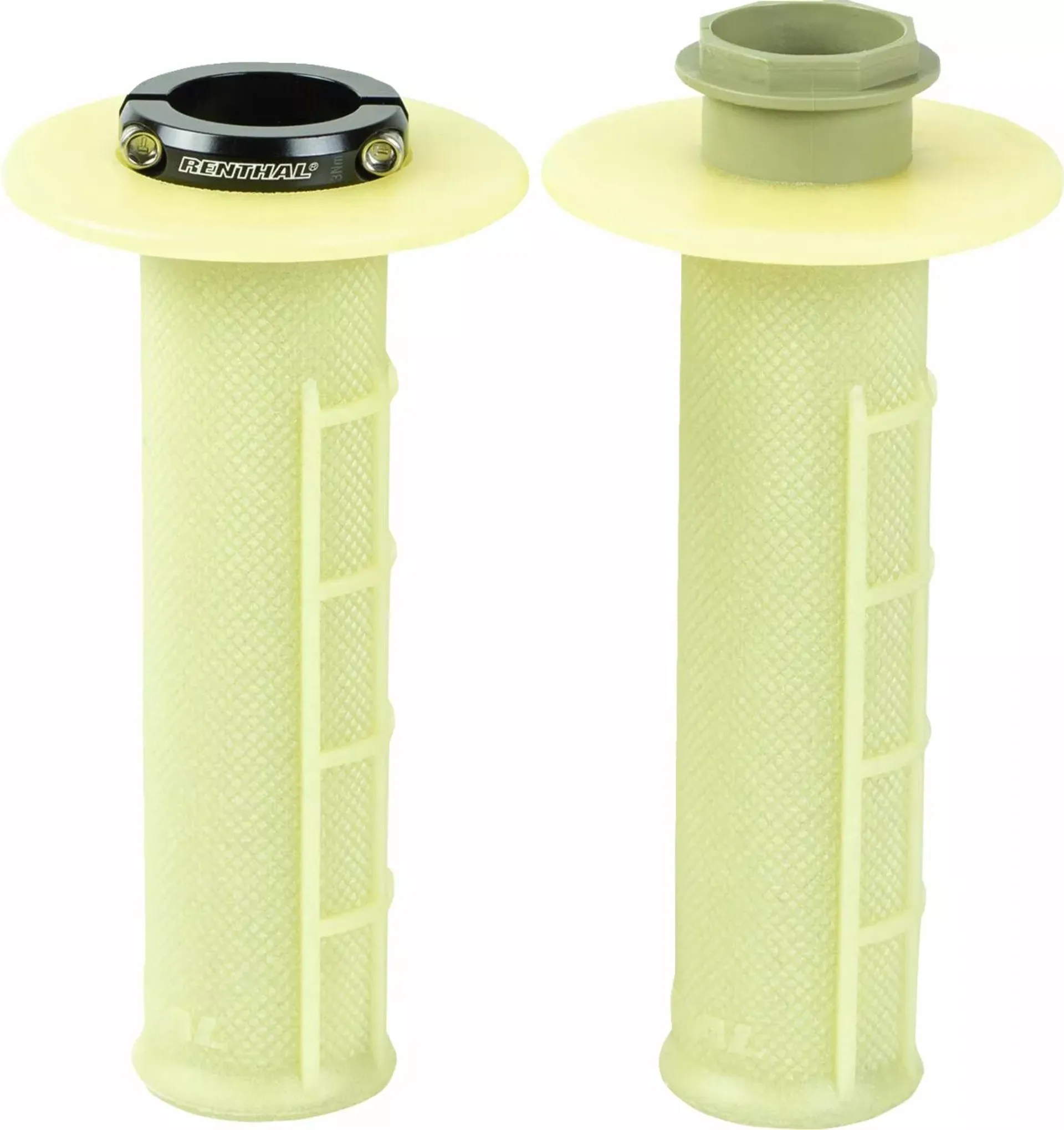 Renthal MX R-Works Lock-On Grips - Half Waffle ARAMID - Renthal - Motocross Parts