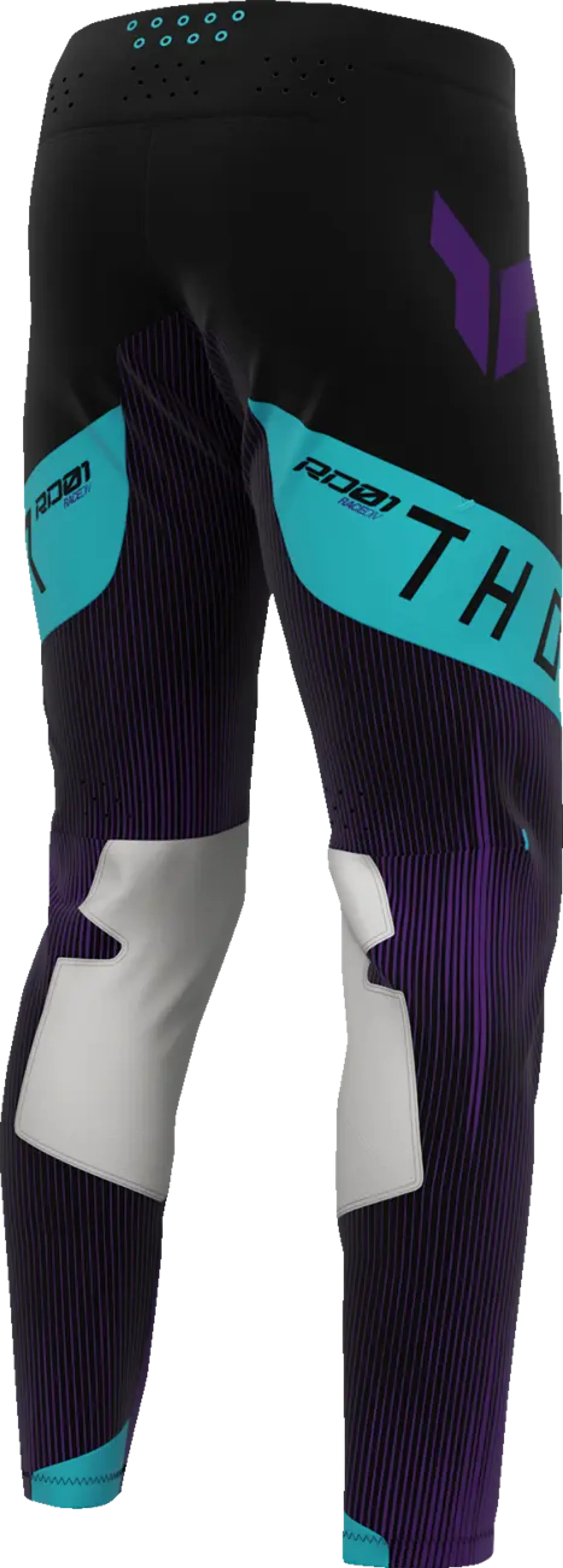 Thor Sportmode Pant - Vanish Black/Purple - Thor