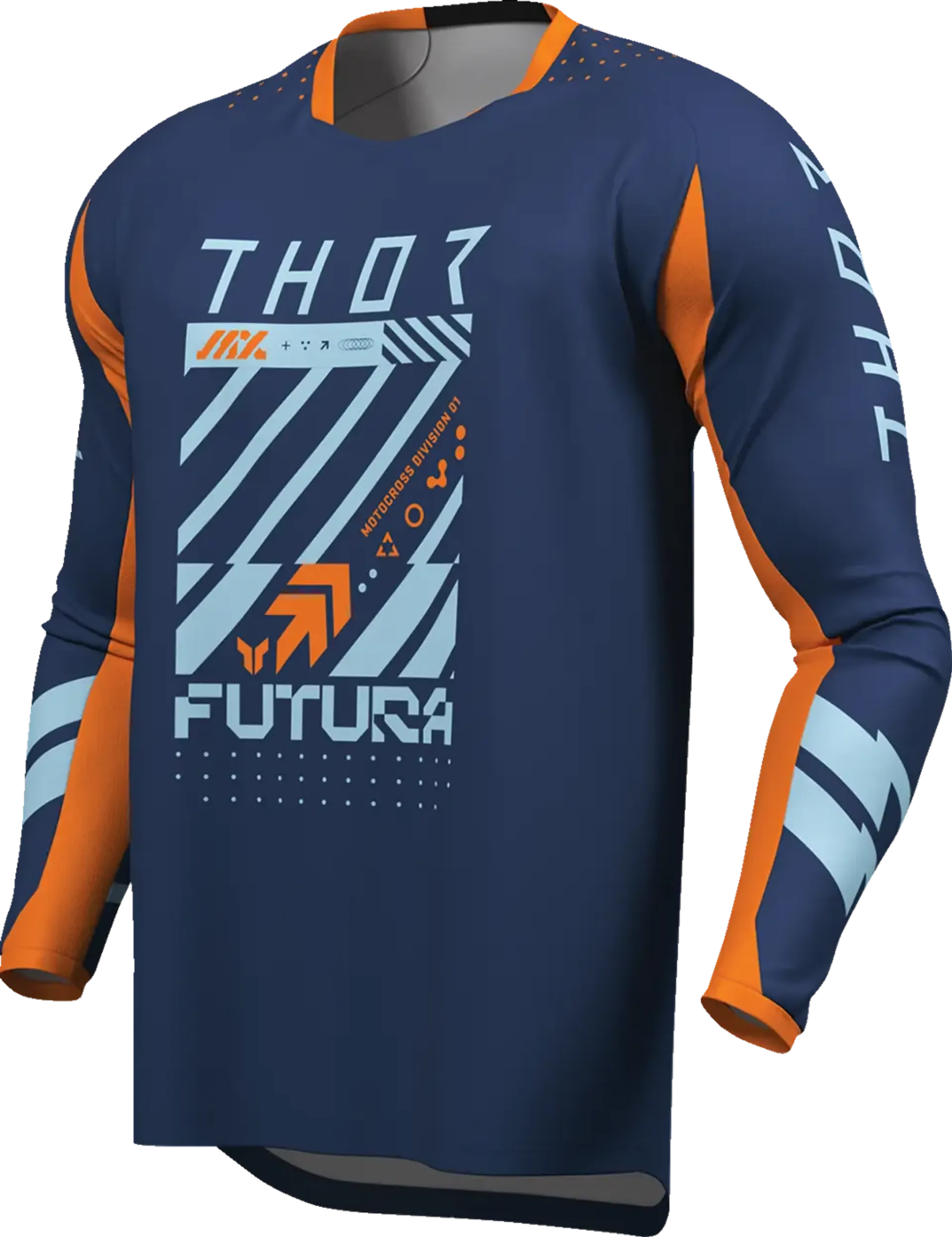 Thor Launchmode Jersey - Futura Navy/Orange - Thor