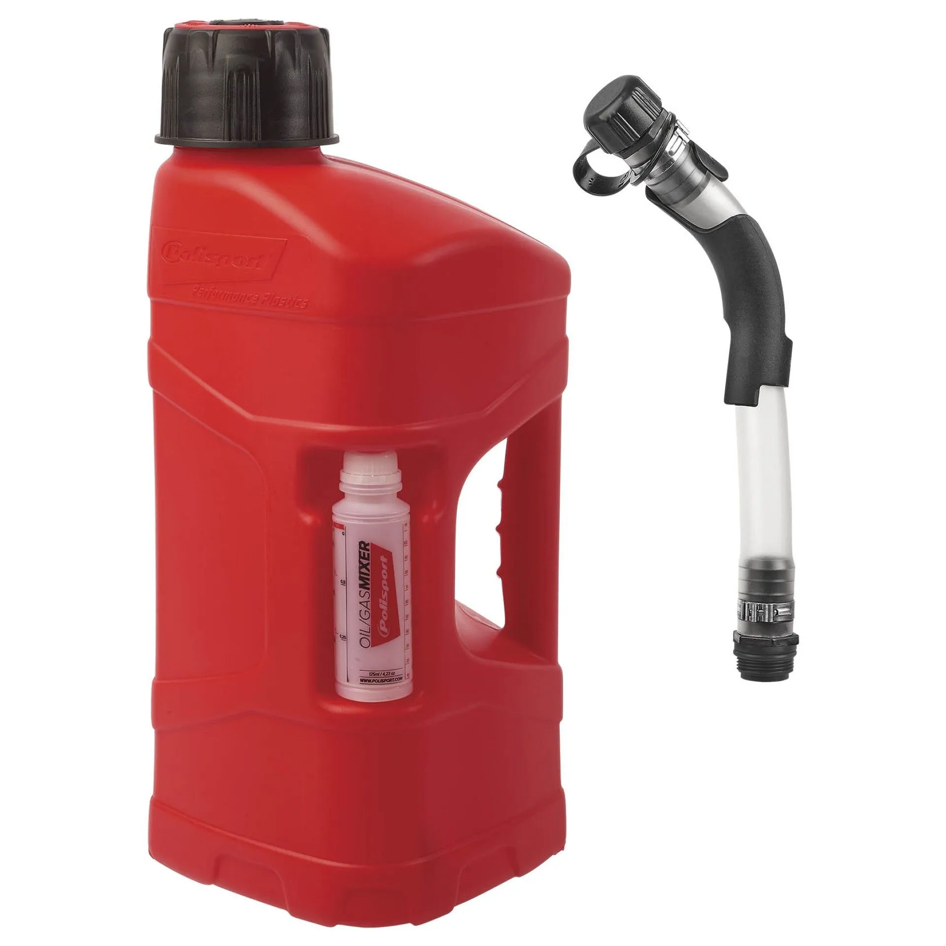 Polisport ProOctane 10 L with standard cap + 100ml mixer + Fill Hose with bender - Polisport - Motocross Parts