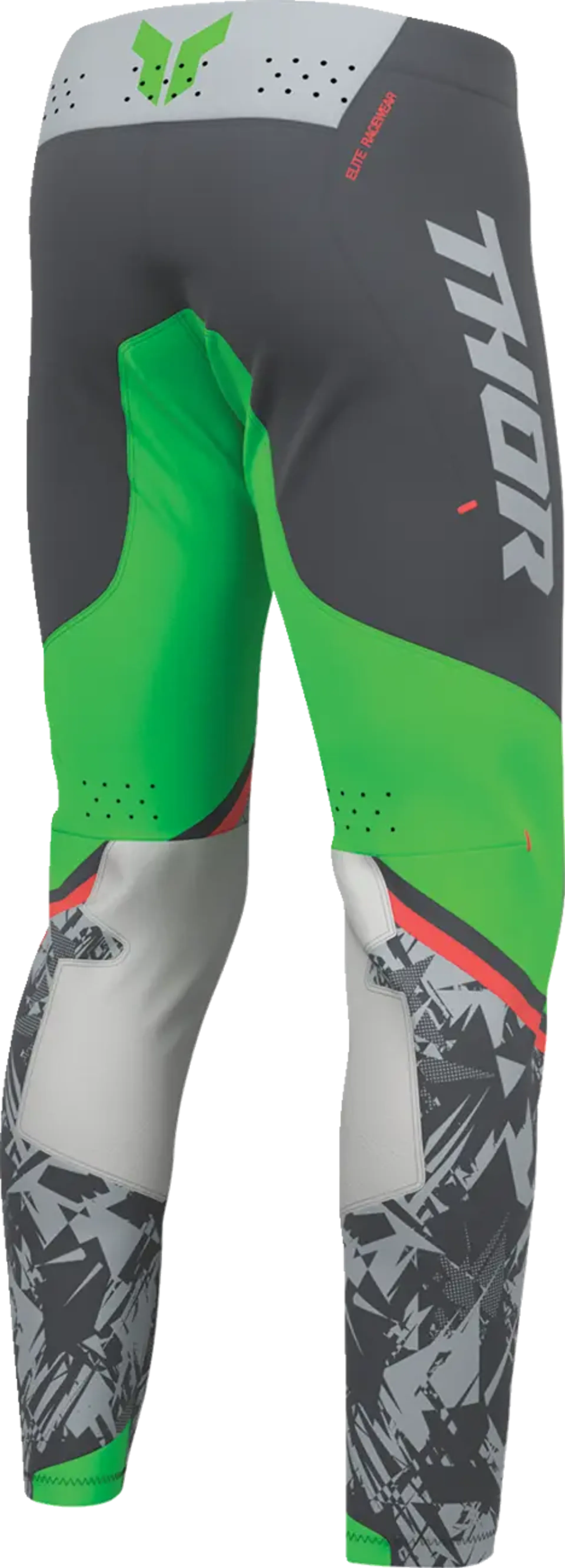 Thor Sportmode Pant - Punk'd Charcoal/Green - Thor