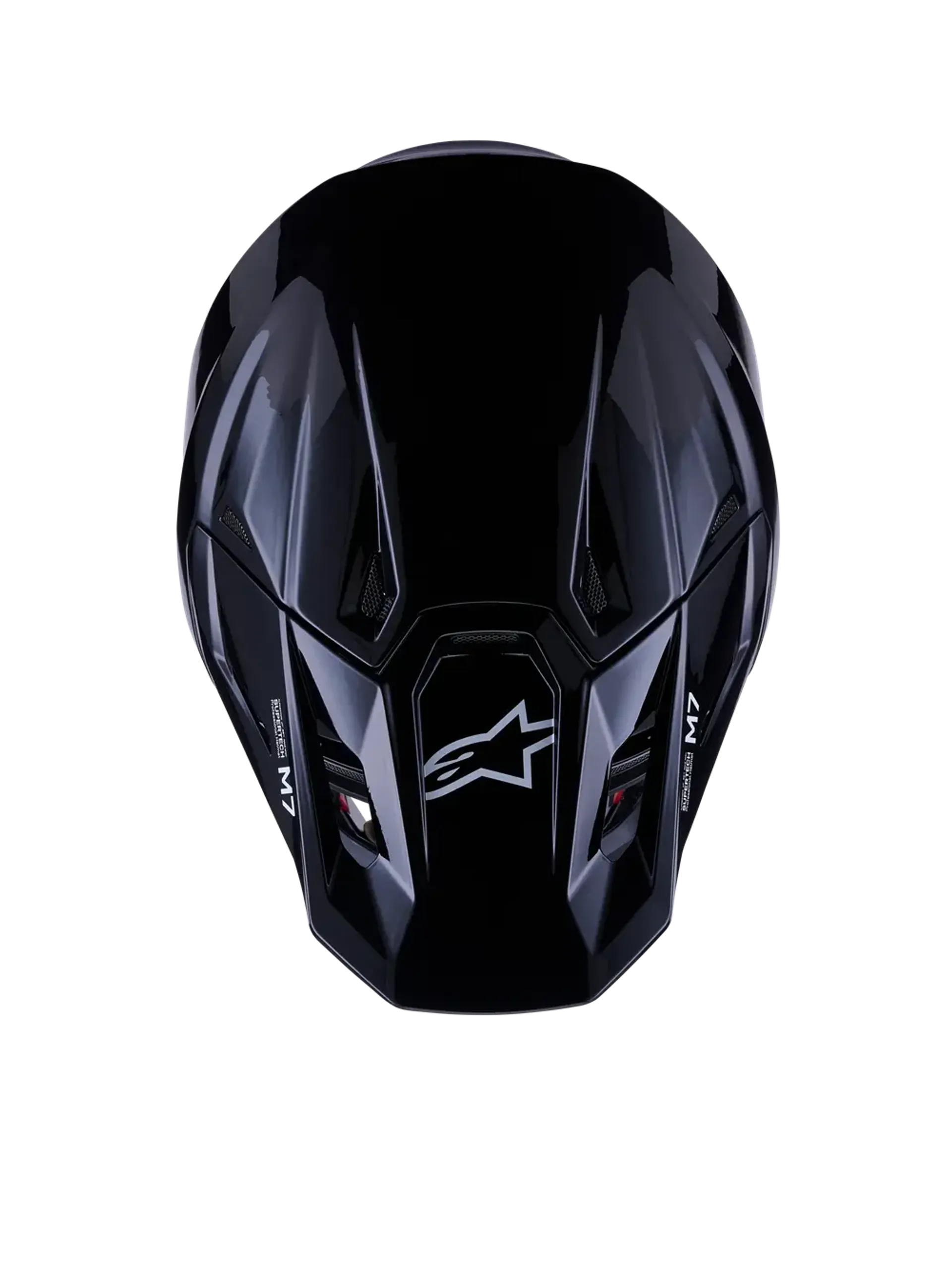 Alpinestars SM7 hjelm - Sort blank - Alpinestars