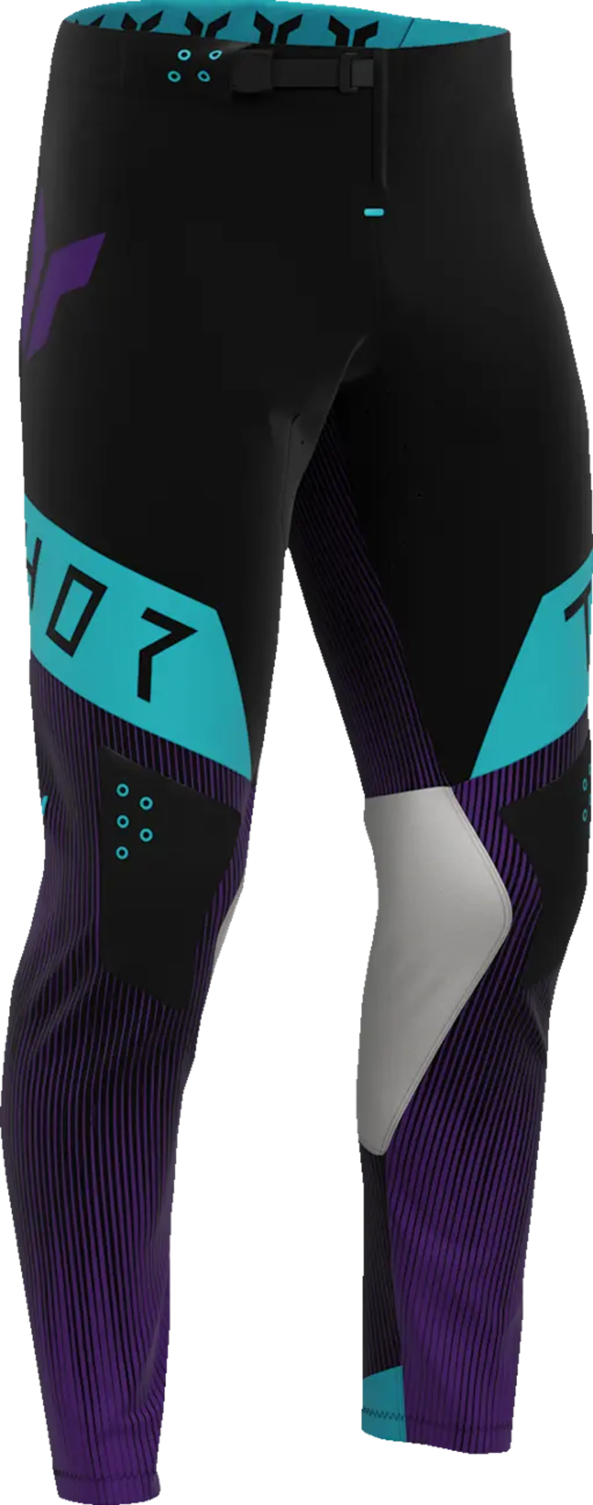 Thor Sportmode Pant - Vanish Black/Purple