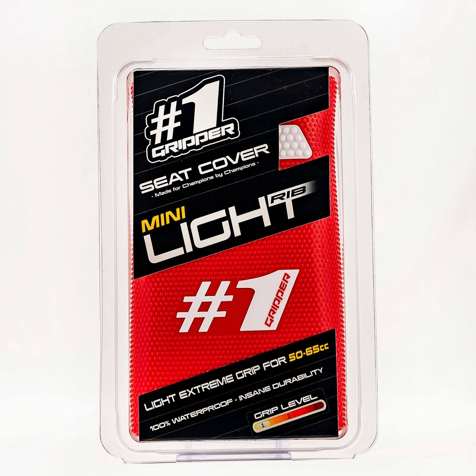 Housse de siège Onegripper LIGHT RIB MINI - Rouge/Blanc - Onegripper