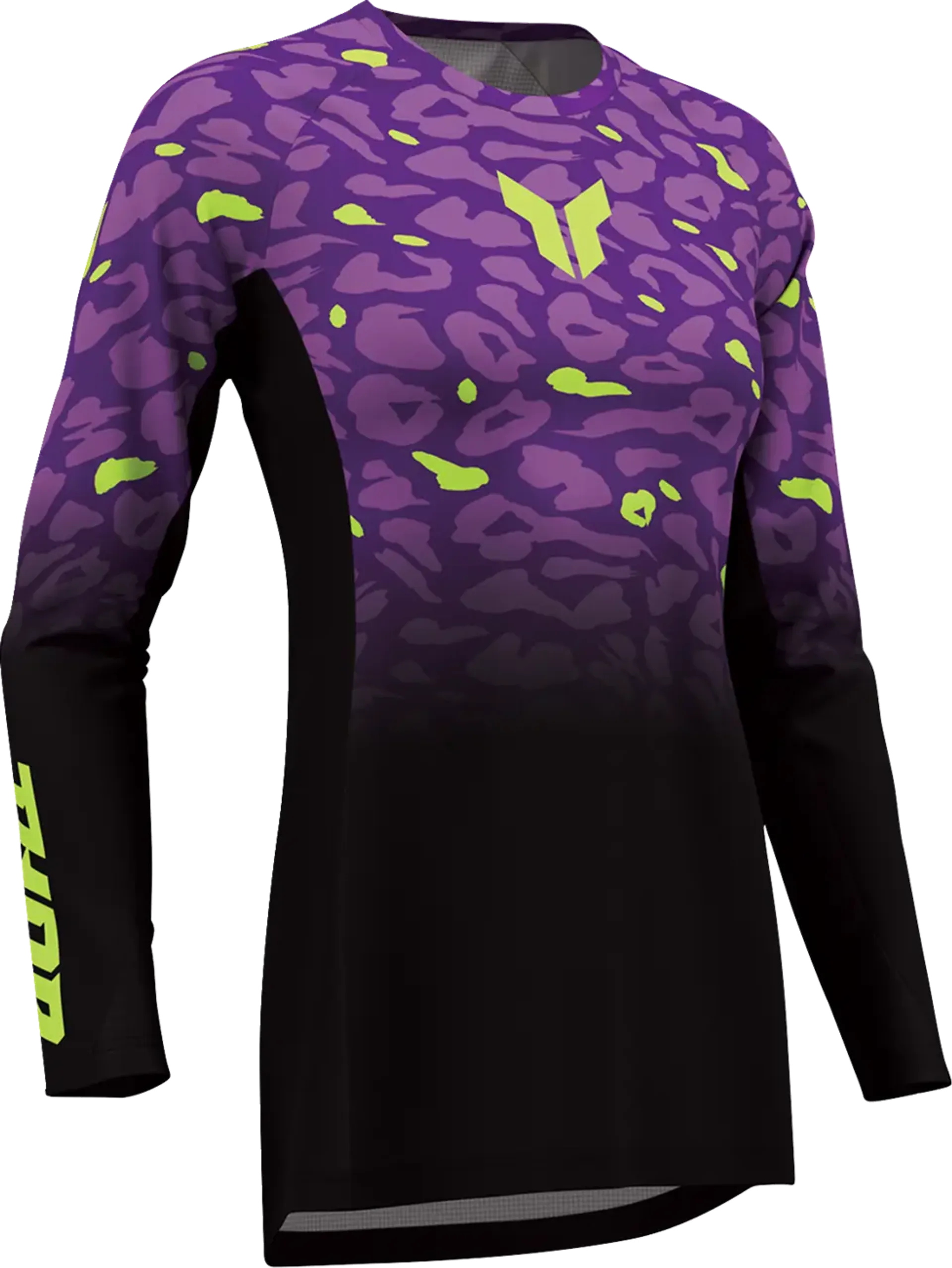 Thor Women Launchmode Jersey - Spotted Black/Purple - Thor - Motocross Parts