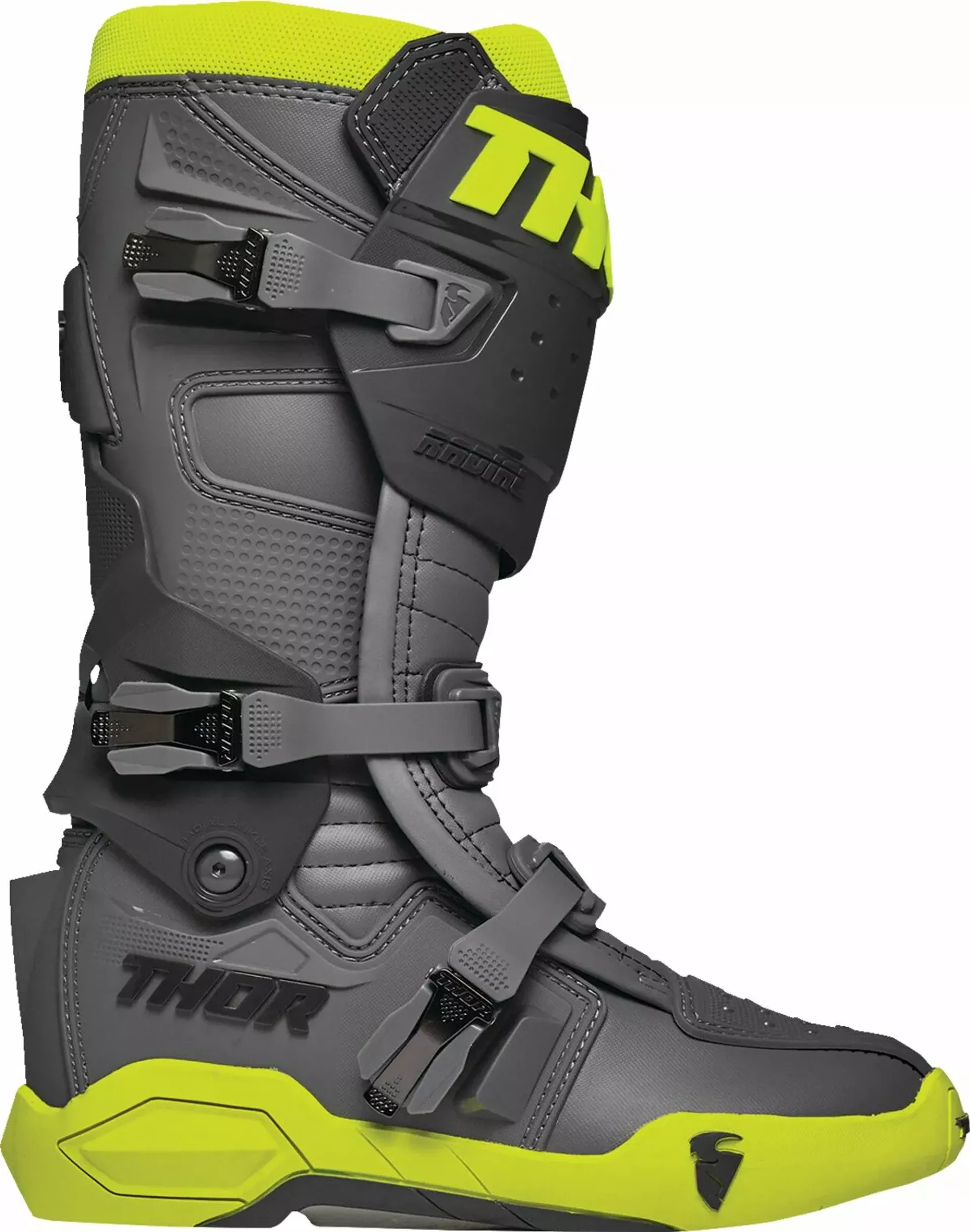 Thor Radial MX-stövlar - grå/gul - Thor