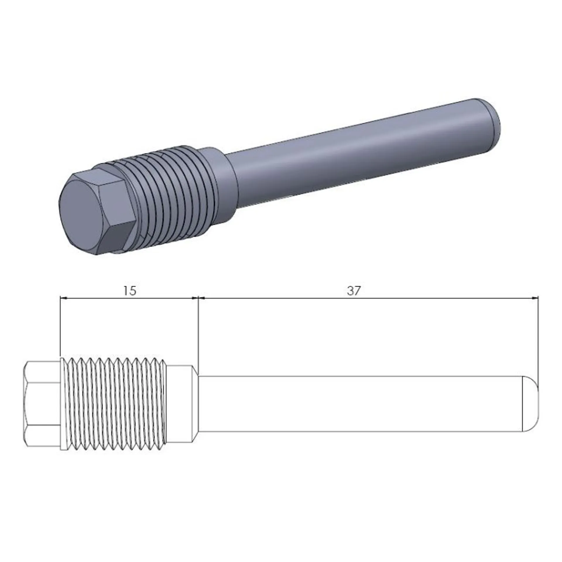 Moto-Master bremseklods stift - Moto-Master - Motocross Parts