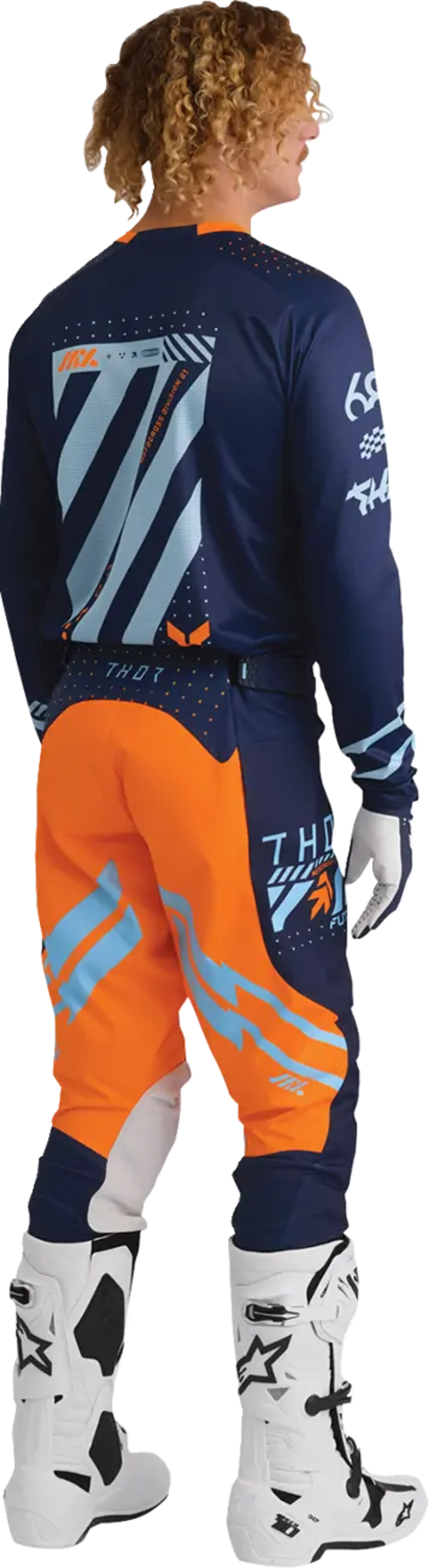 Thor Launchmode Jersey - Futura Navy/Orange - Thor