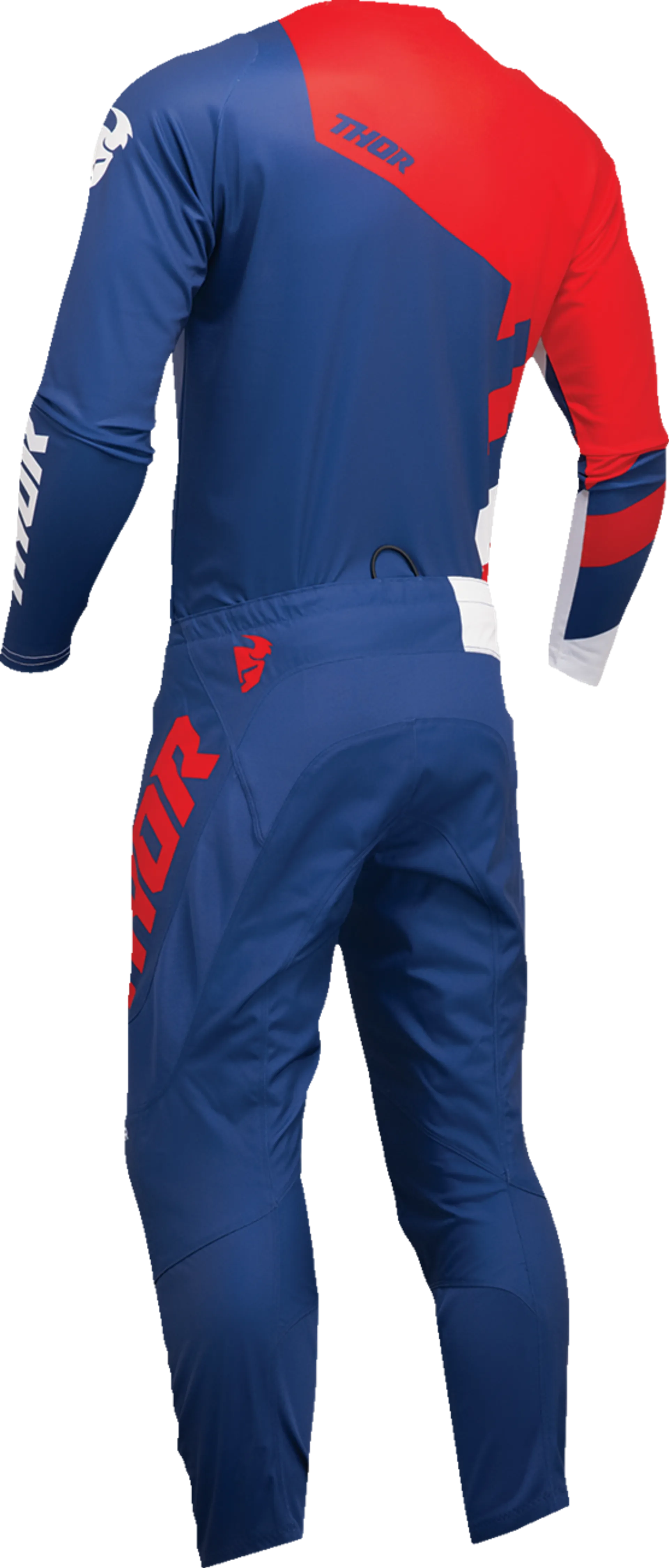 Thor Youth trøje - Sector checker navy/red - Thor