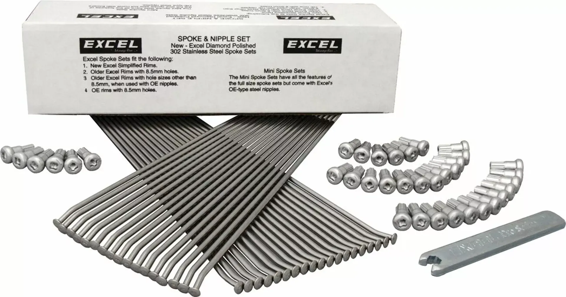Excel Spoke Sets EXCEL SPOKE SET 21X1.60" KTM 125 SX/250 SX 2008-2023 - Excel
