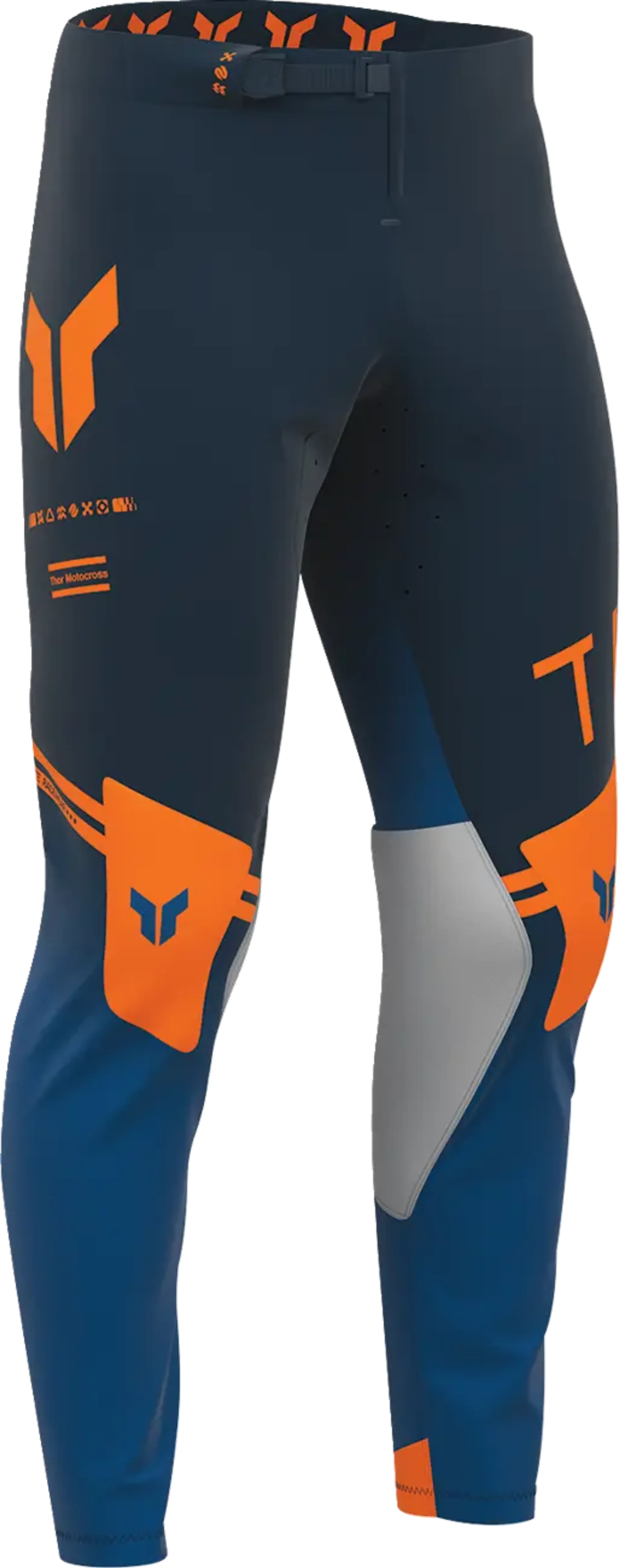 Thor Sportmode bukser - Geo Midnight/Blue - Thor - Motocross Parts