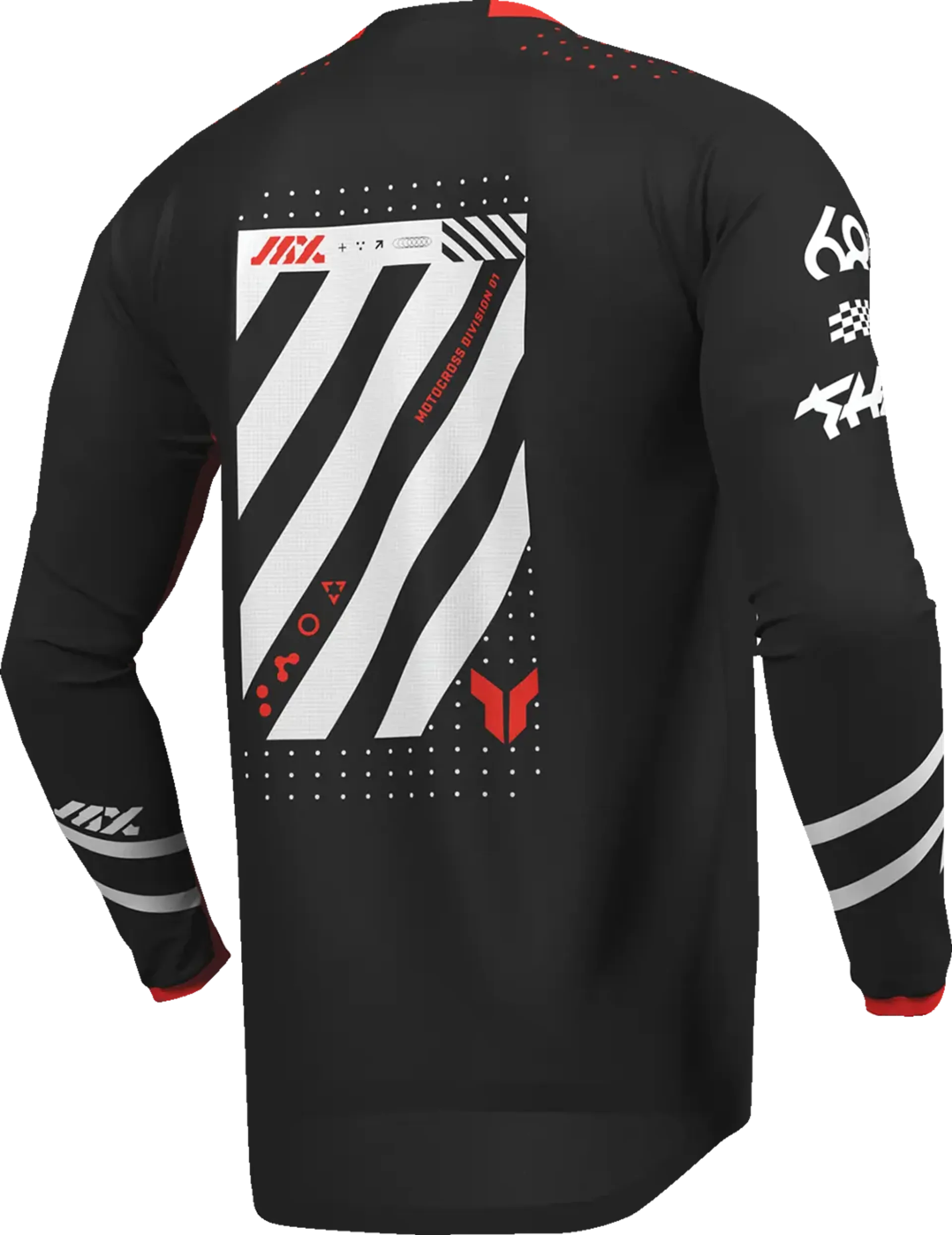 Thor Youth Launchmode Futura Jersey - Sort/Rød - Thor