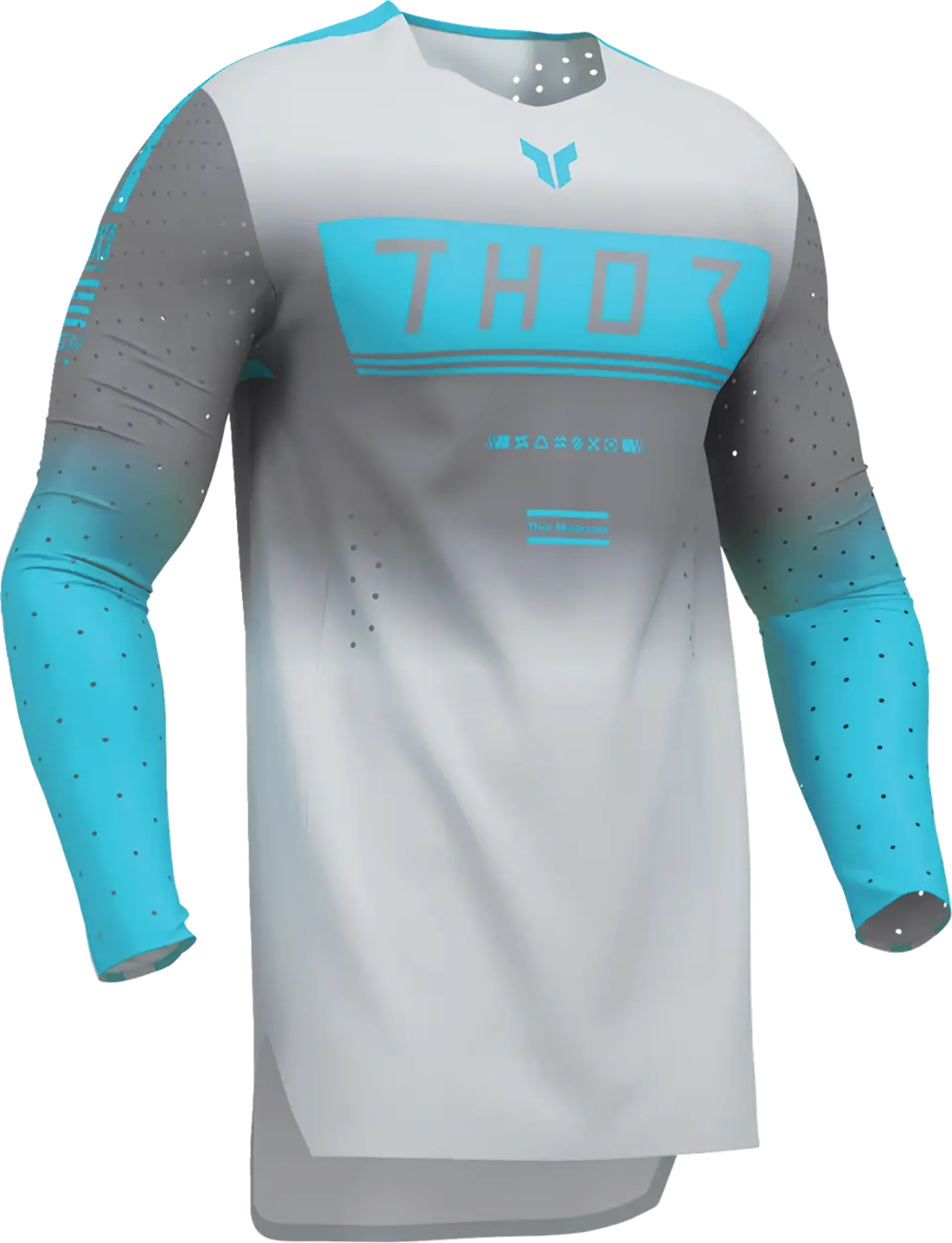 Thor Sportmode Jersey - Geo Charcoal/Gray - Thor