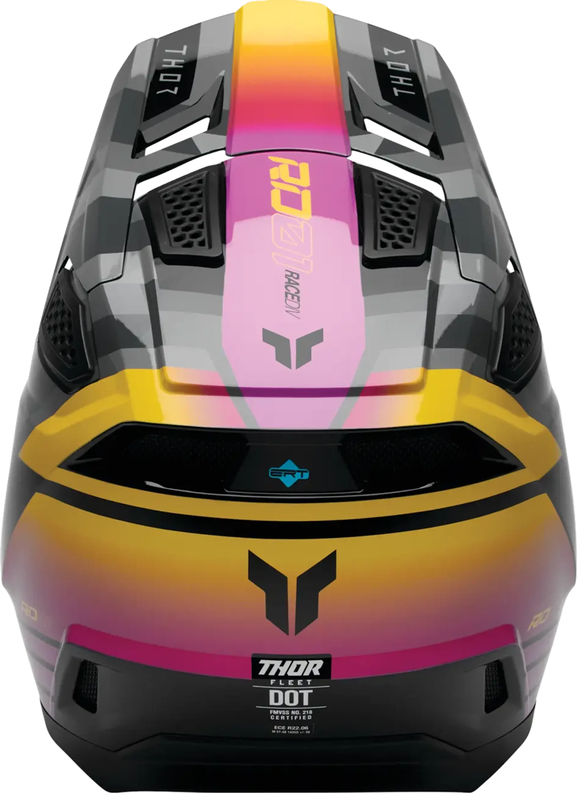 Thor fleet Helmet - camber black/magenta - Thor