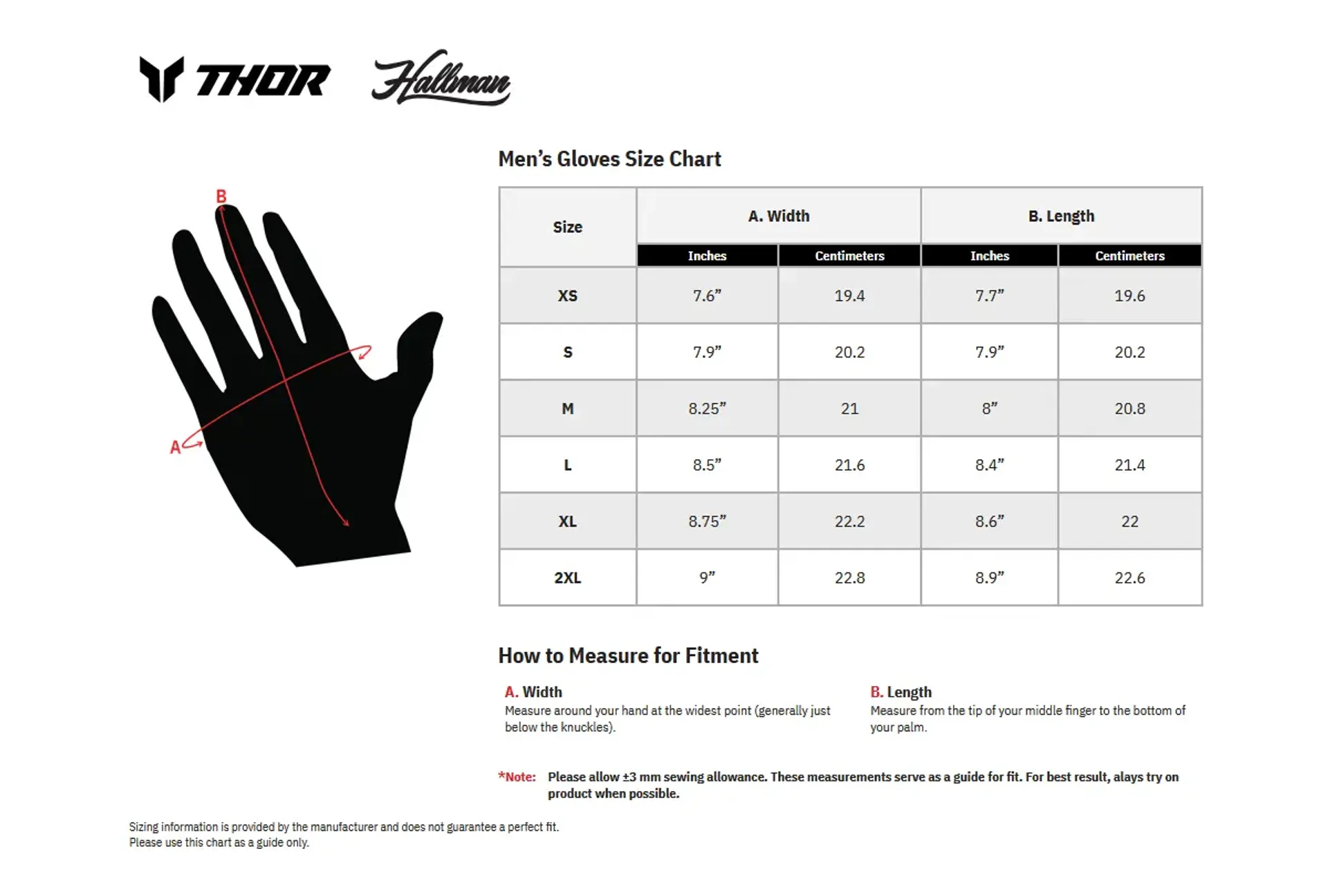 Thor Launchmode handsker - Rød - Thor
