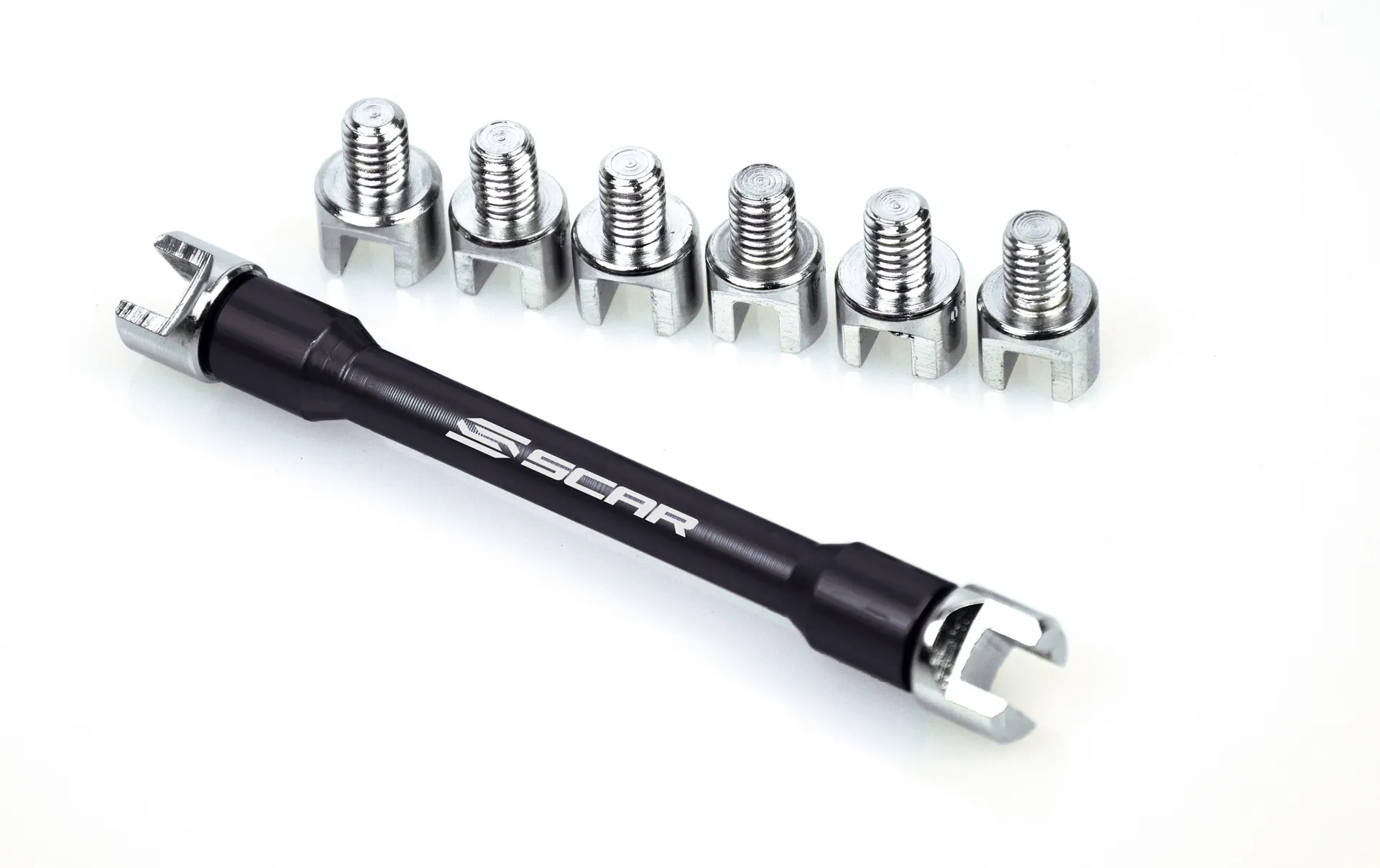 Scar Spoke Wrench kit - indeholder 5,4 mm / 5,6 mm / 5,8 mm / 6 mm / 6,2 mm / 6,4 mm / 6 - Scar - Motocross Parts