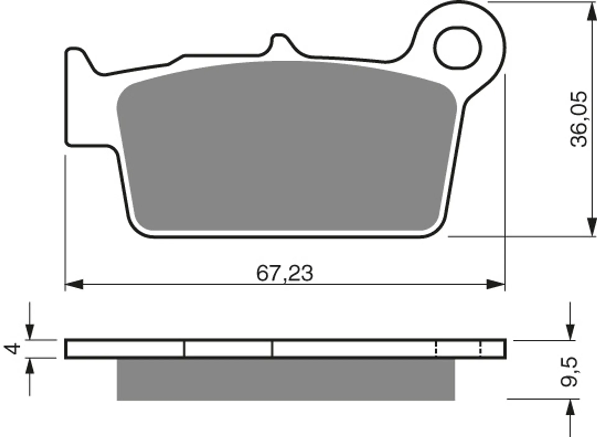 GOLDFREN Bremseklodser 187 Keramisk Carbon K1 - Goldfren - Motocross Parts