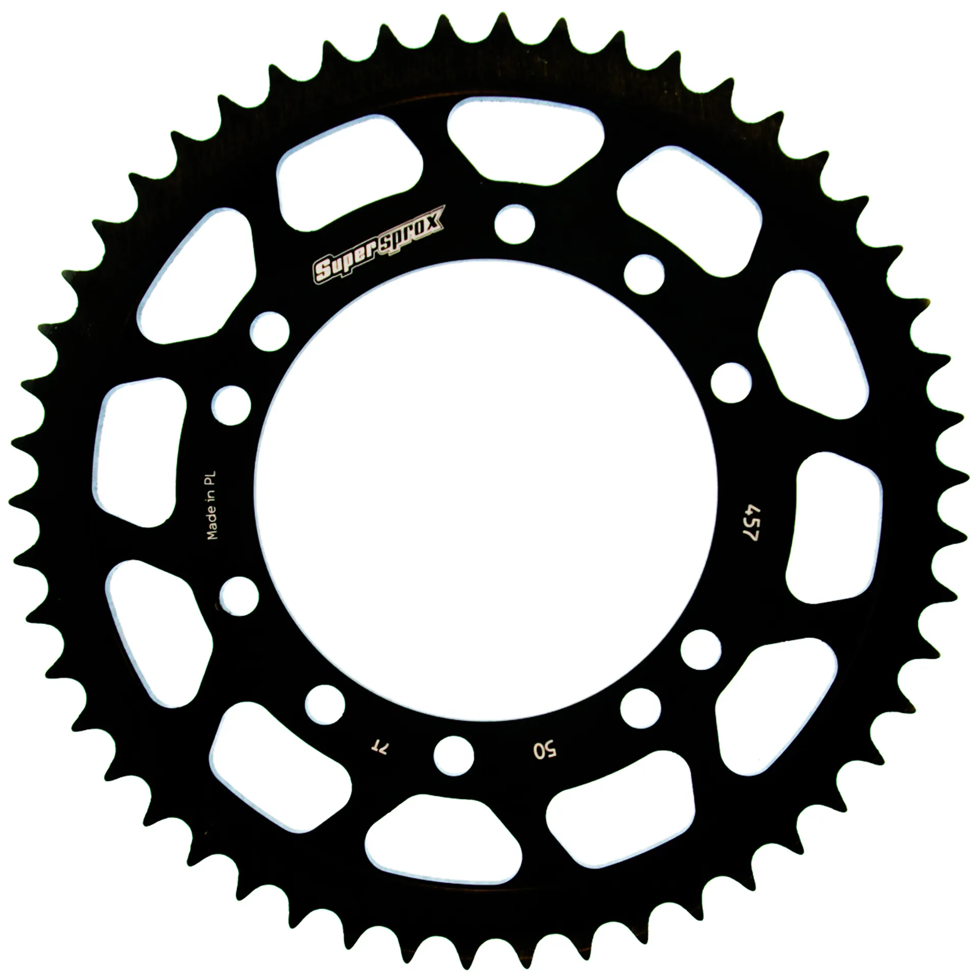 Supersprox stål bagtandhjul KA KX80/85 Sort 50 - Supersprox