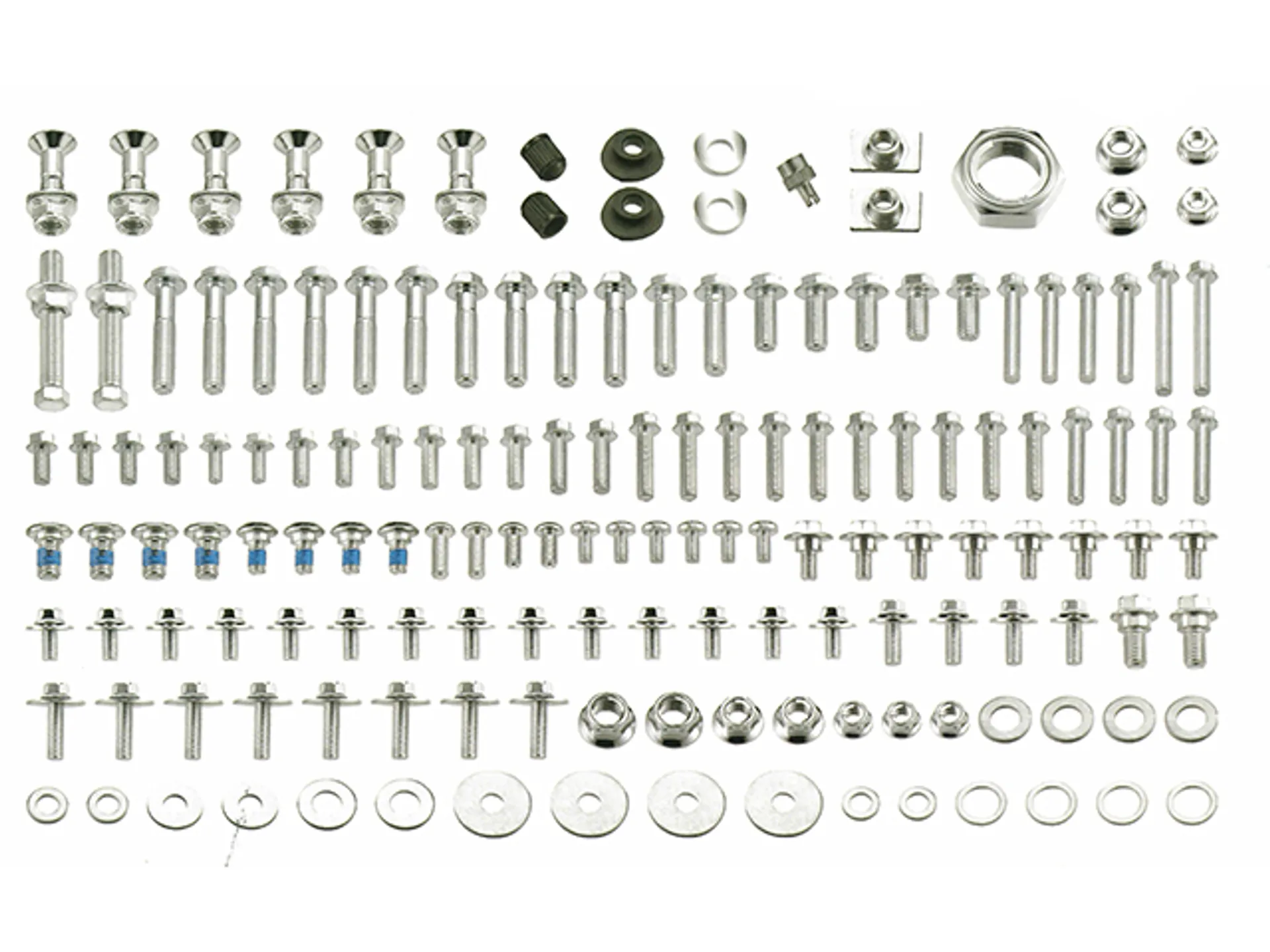 Sixty5 Complete Hardware Pack Kawasaki 168 pcs - Sixty5 - Motocross Parts
