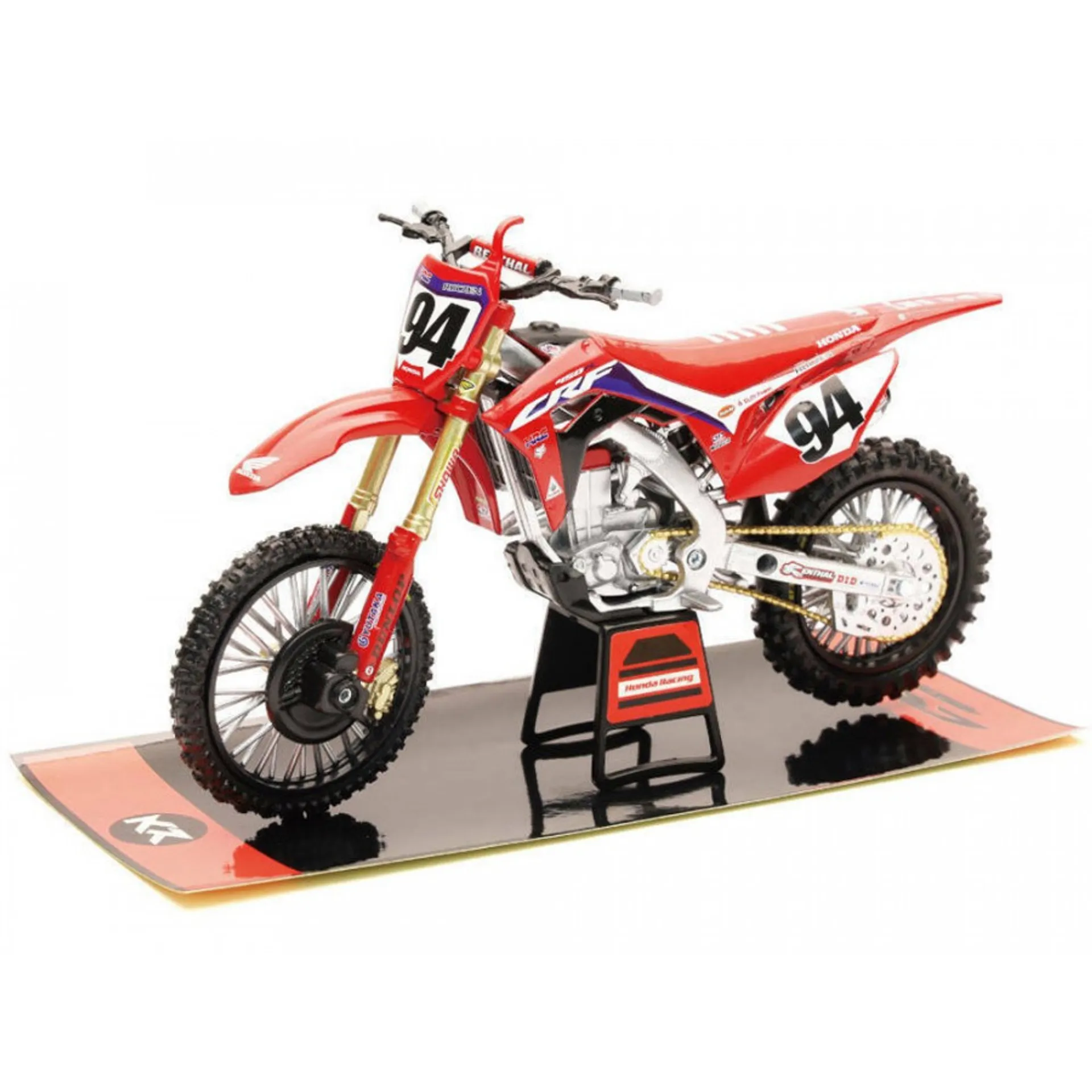 HRC Racing HONDA CRF450R Ken Roczen 1:12 legetøjscrosser - New-Ray - Motocross Parts