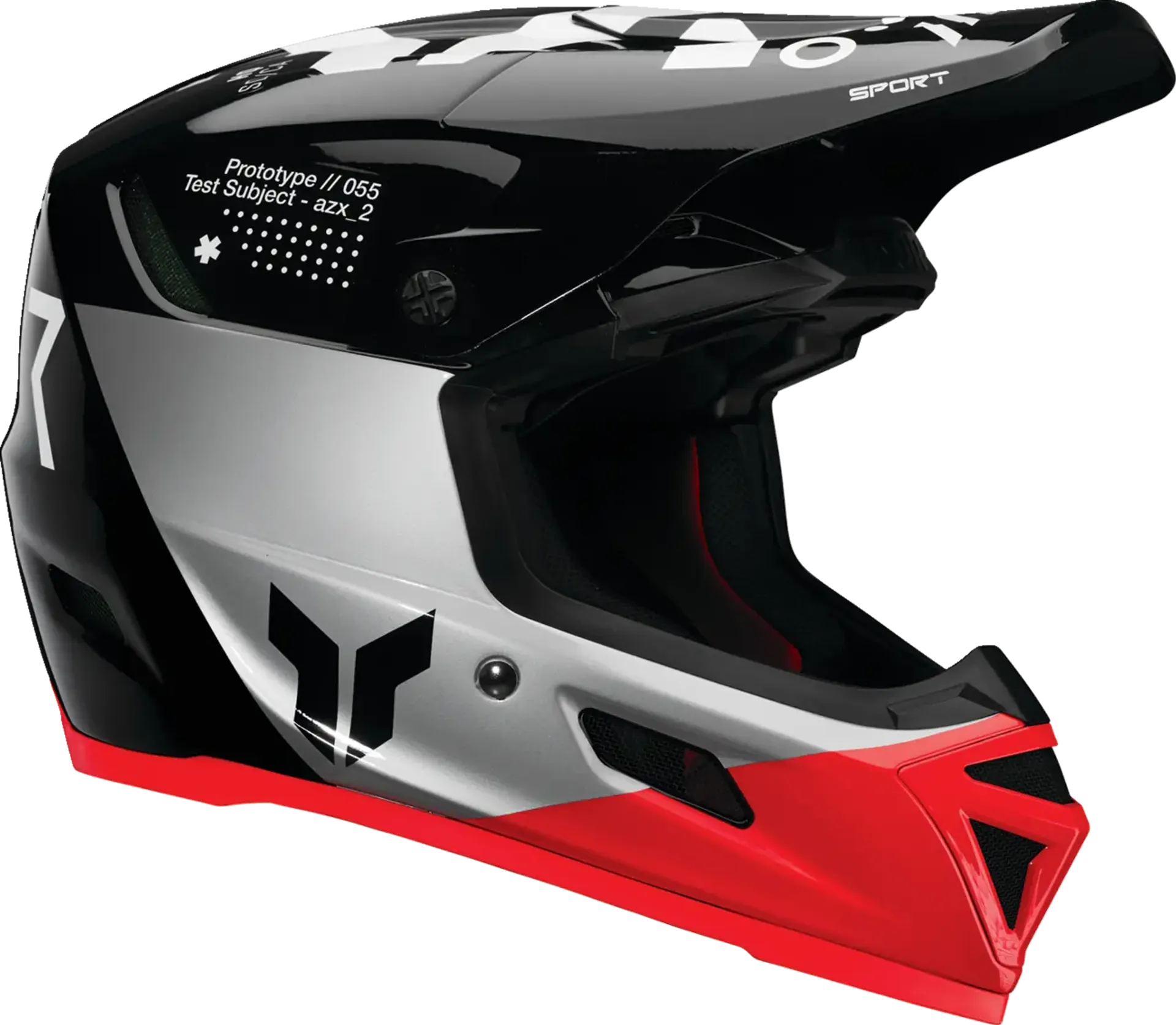 Thor Reflex Sport Strike MIPS hjelm - Sort/Rød - Thor