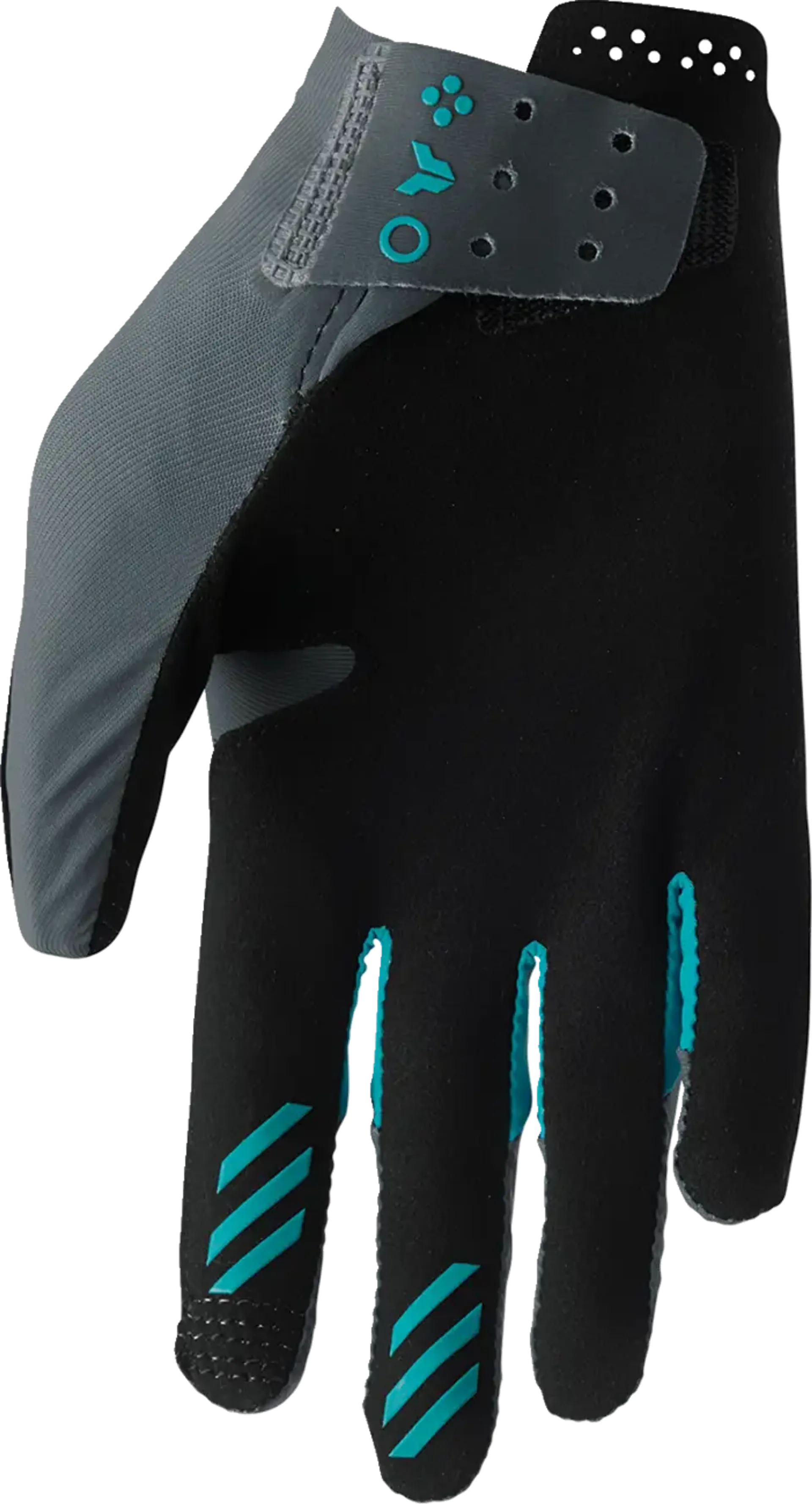 Thor Women Sportmode Glove - Iconic Gray/Aqua - Thor