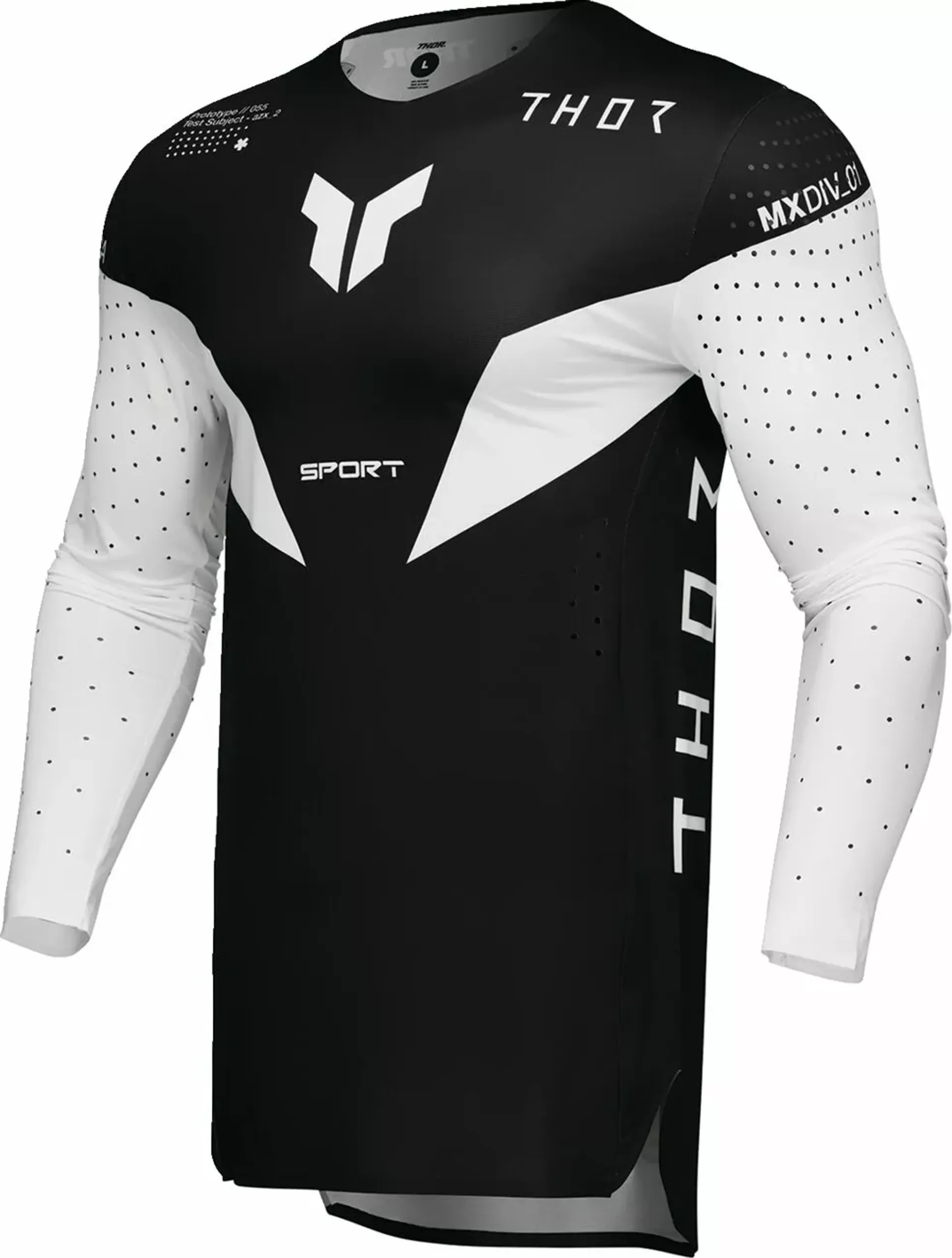 Thor SPORTMODE Strike trøje - sort - Thor - Motocross Parts