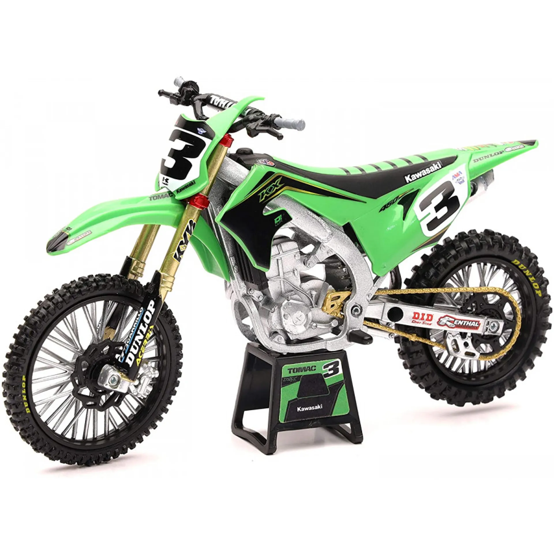 New-Ray, 1:12 Factory Kawasaki KX450 ELI TOMAC - New-Ray - Motocross Parts