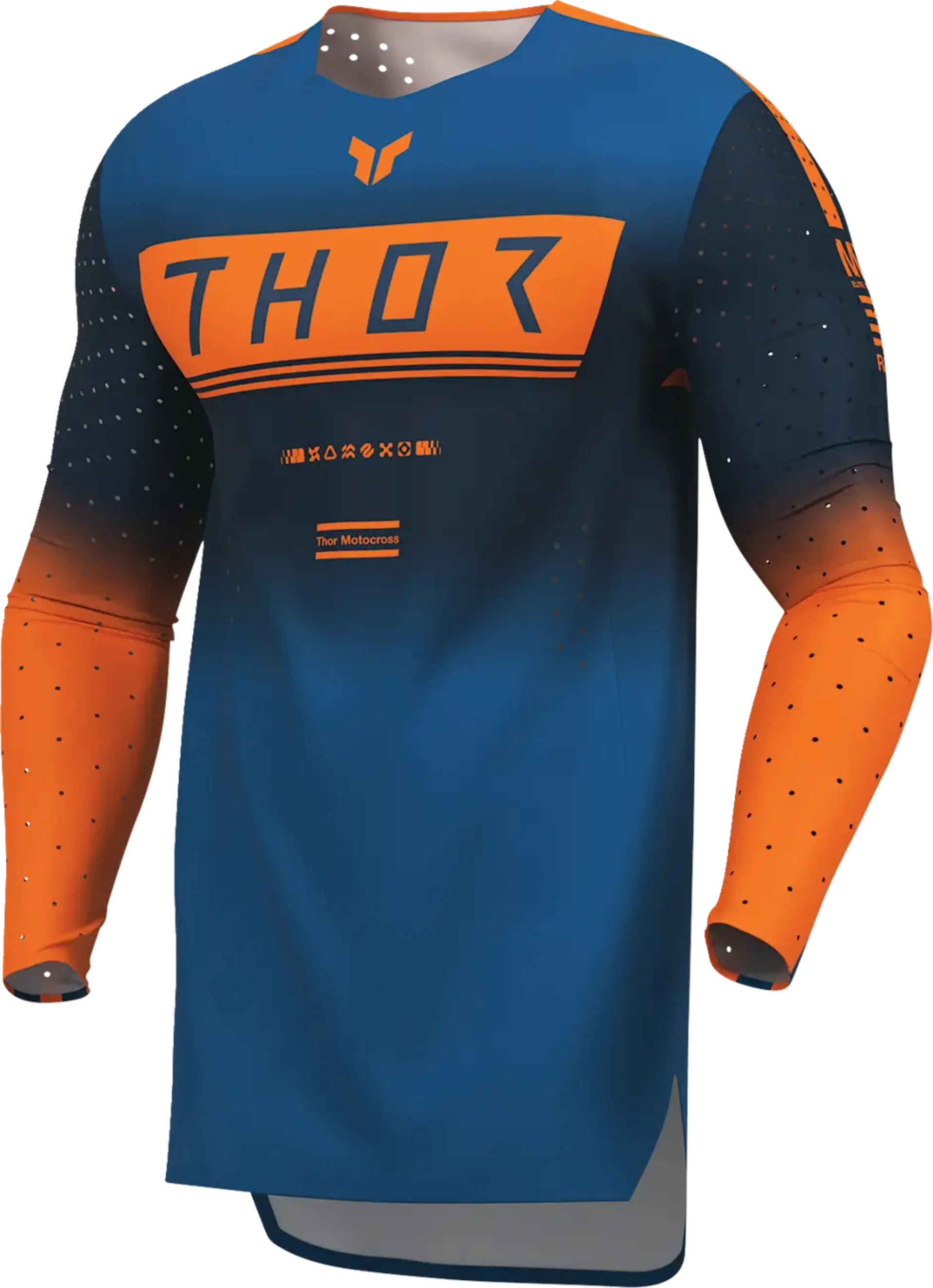 Thor Sportmode Jersey - Geo Midnight/Blue - Thor