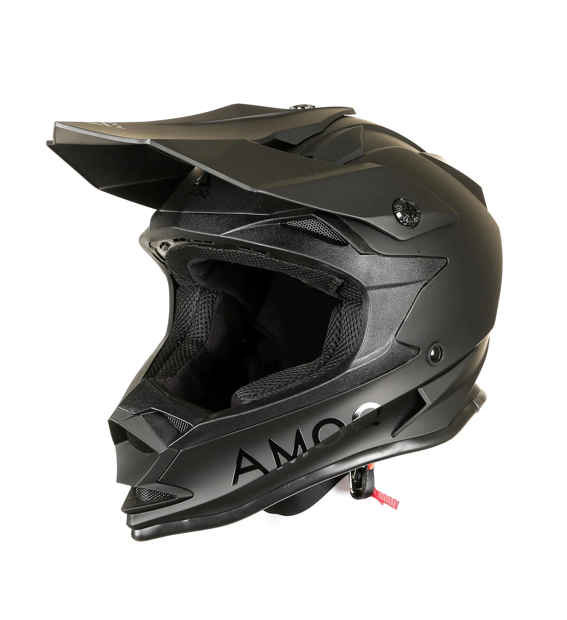 AMOQ Meteor Hjelm Ungdom Blackout - AMOQ - Motocross Parts