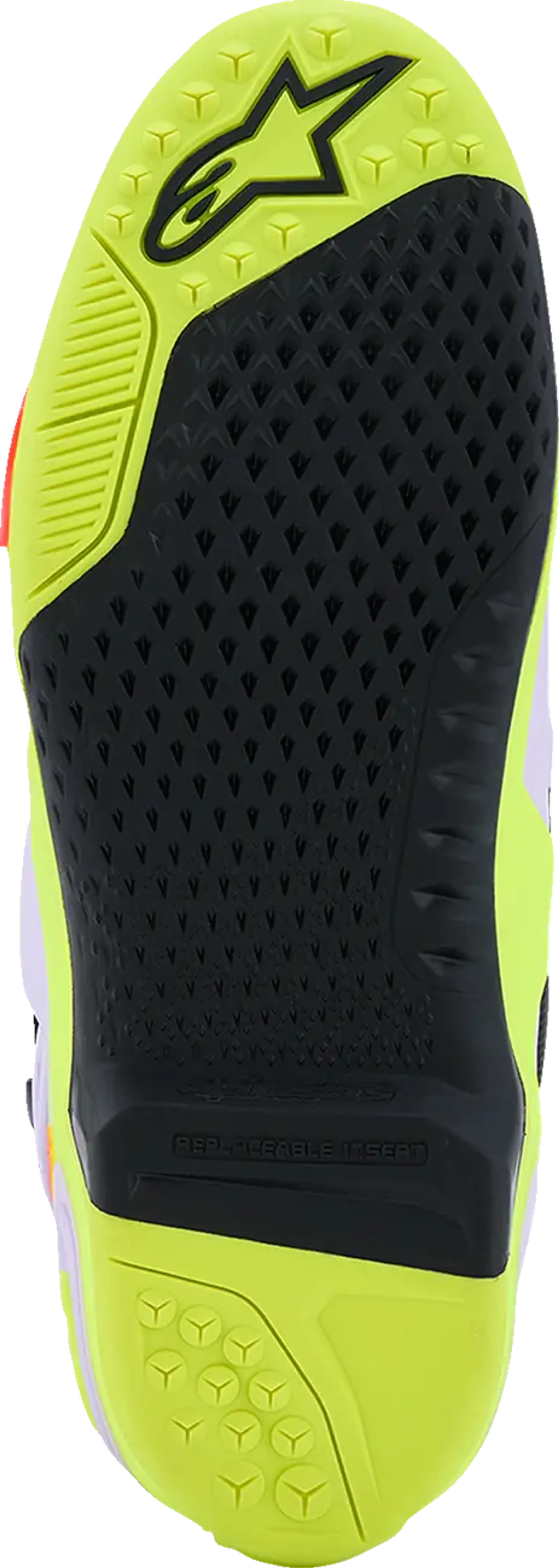 Alpinestars Tech 10 Supervented støvler - Lilla/gul/lyserød - Alpinestars