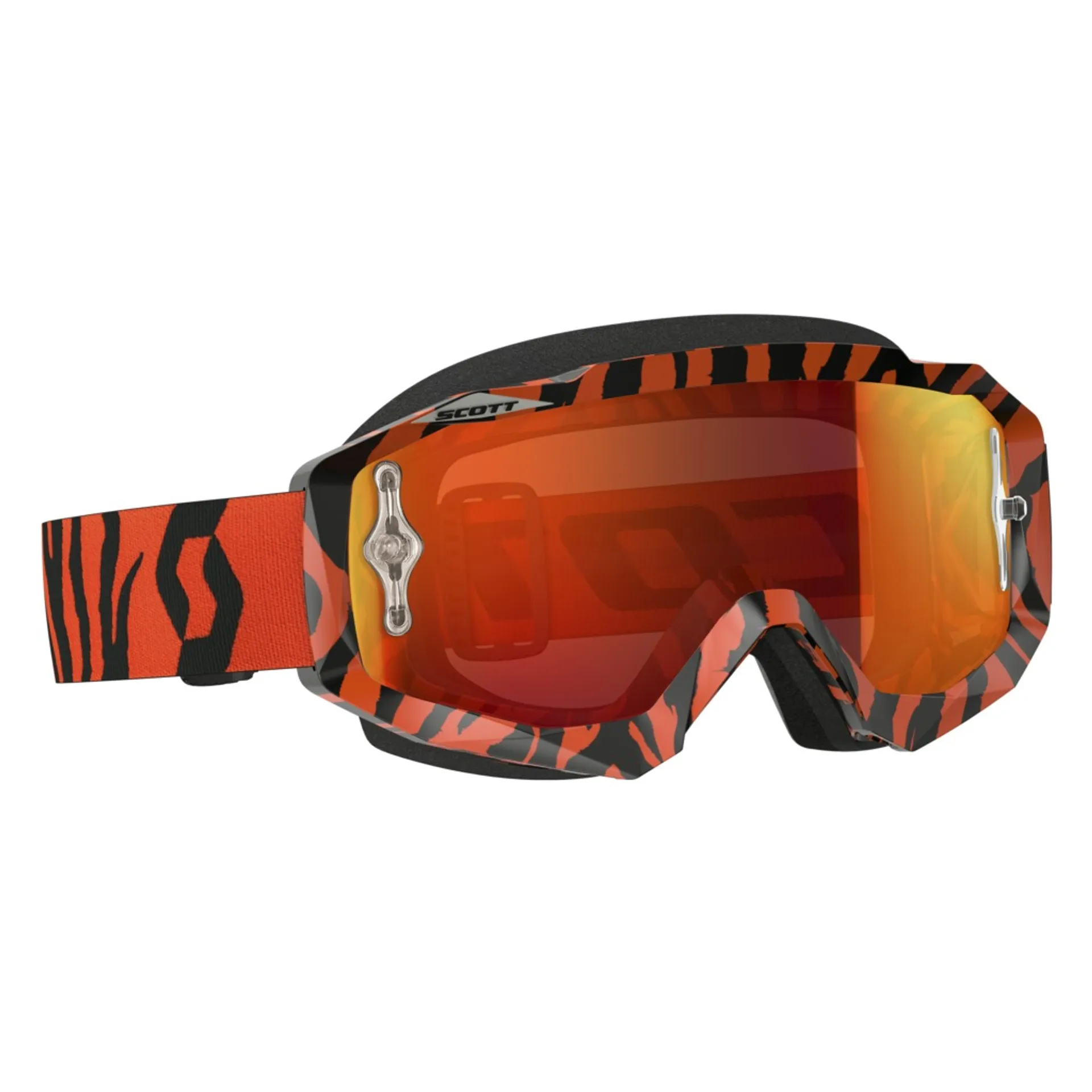 Scott Briller Hustle MX sort/fluo orange orange krom works - Scott - Motocross Parts