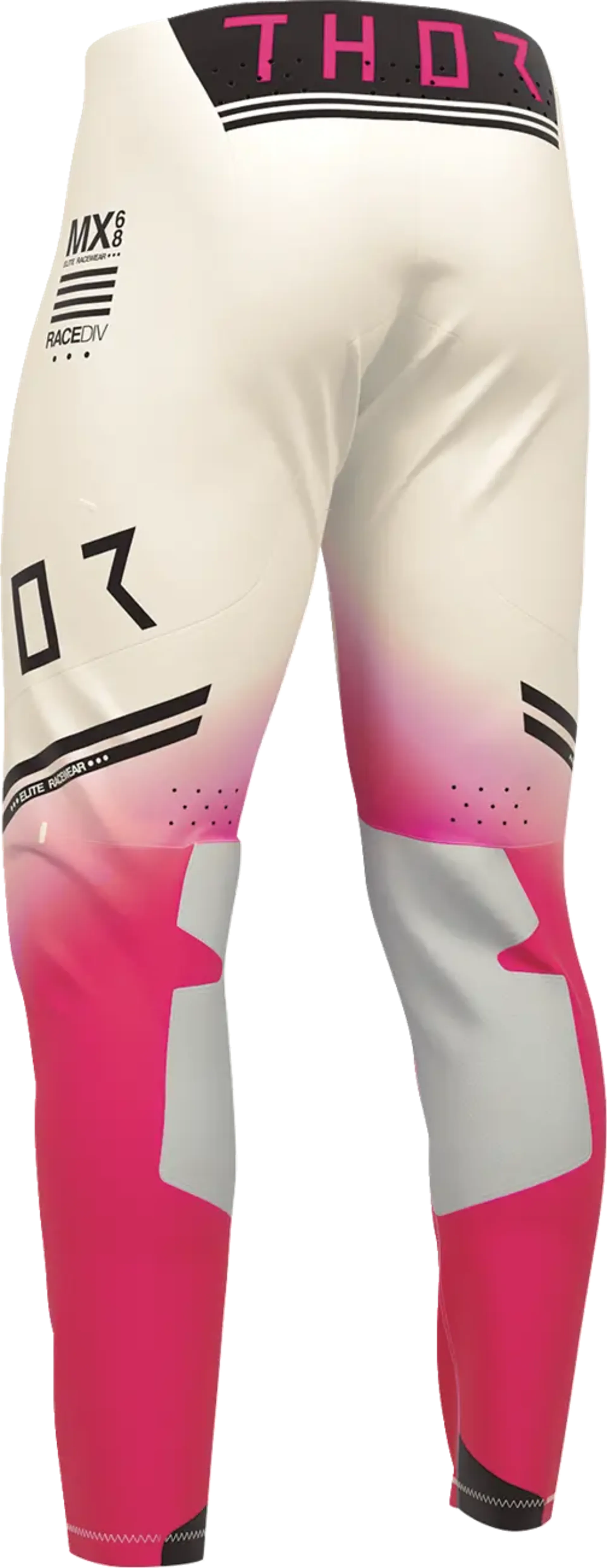 Thor Sportmode Pants - Geo Vintage White/Pink - Thor